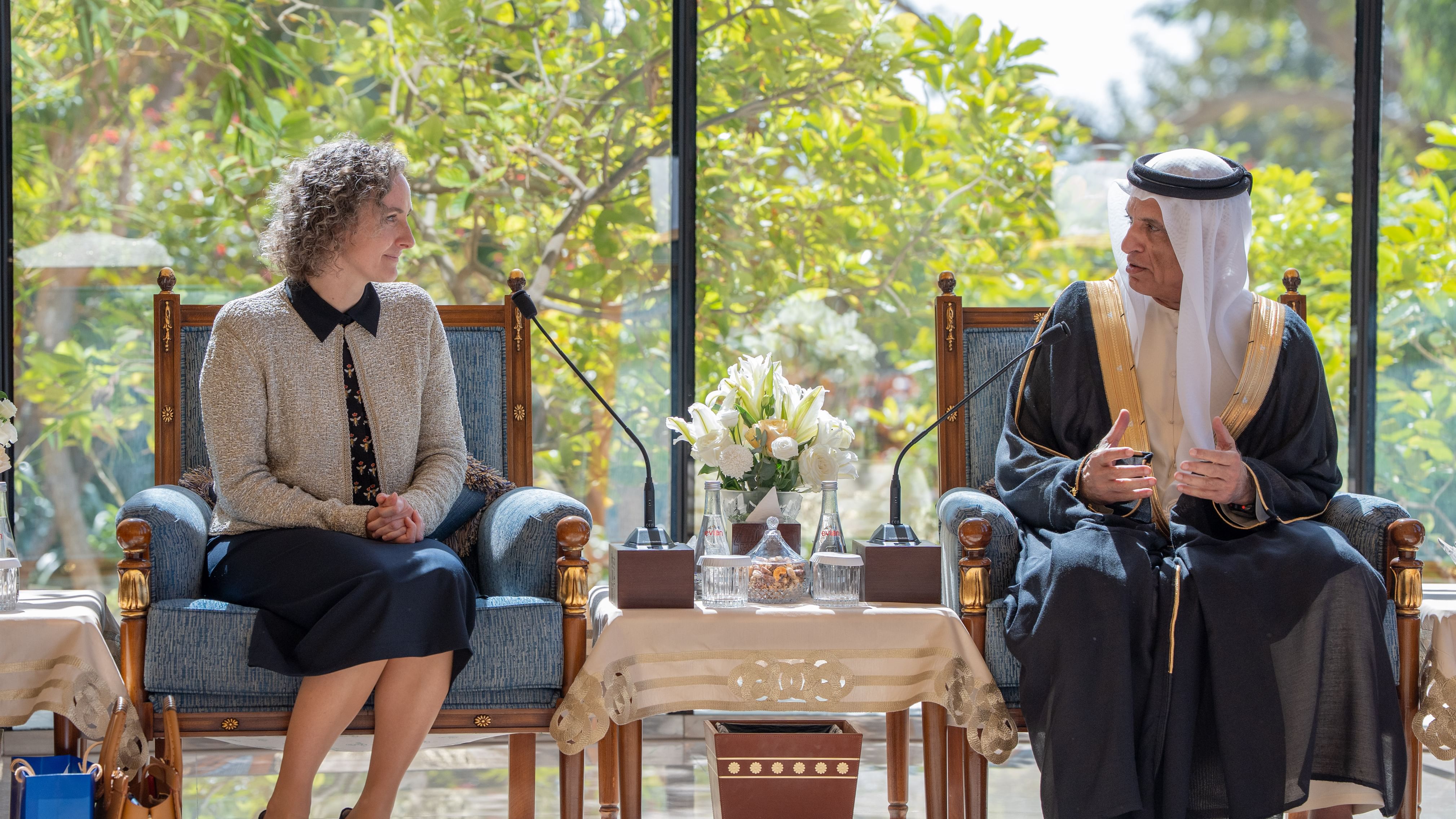 Ras Al Khaimah Ruler receives EU ambassadors' delegation