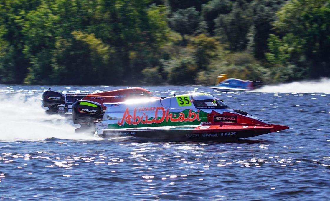 Salem Al Yafei joins Team Abu Dhabi in Formula 2 powerboat racing in Italy