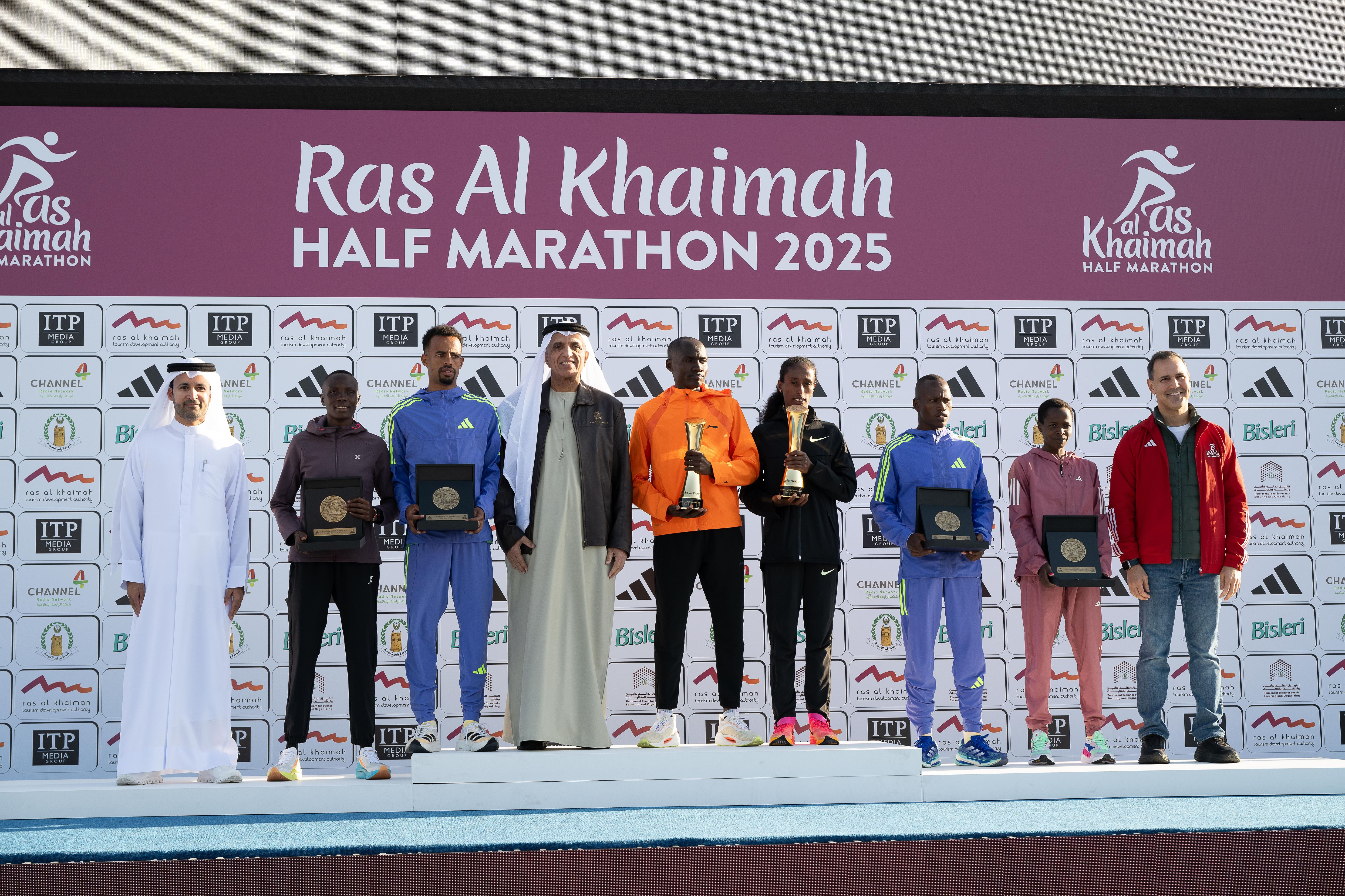 Saud bin Saqr attends 18th Ras Al Khaimah Half Marathon