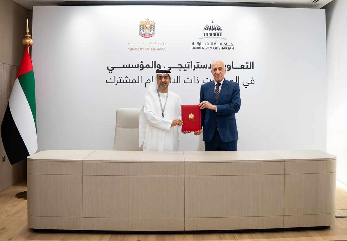 Ministry of Finance signs MoU with University of Sharjah to strengthen cooperation in open data, financial data analytics