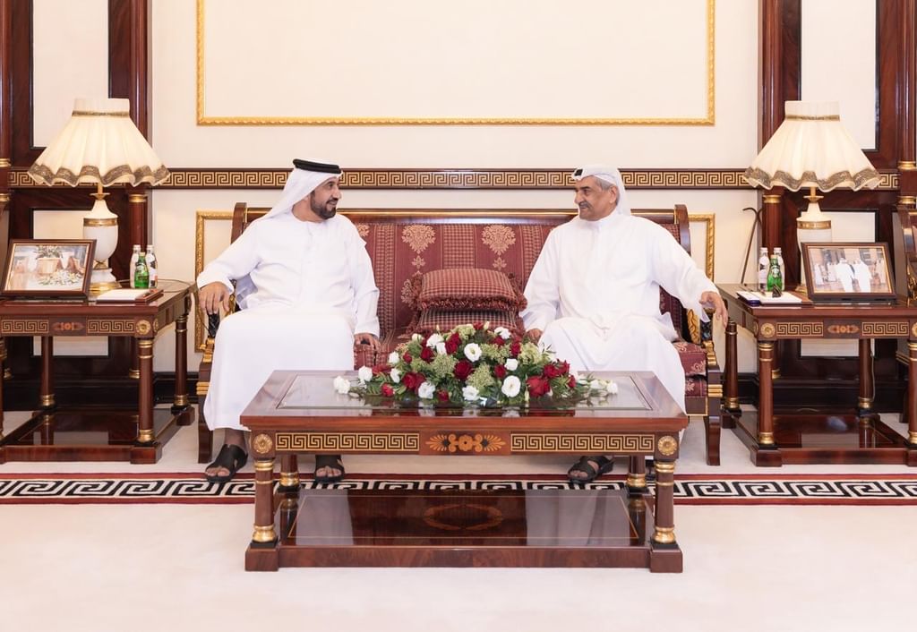Fujairah Ruler receives Arab Parliament Speaker