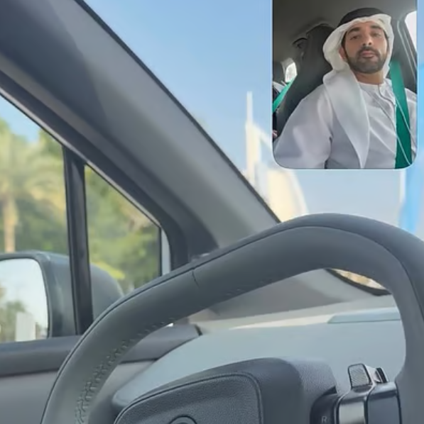 Watch: Sheikh Hamdan rides in fully autonomous vehicle in Jumeirah