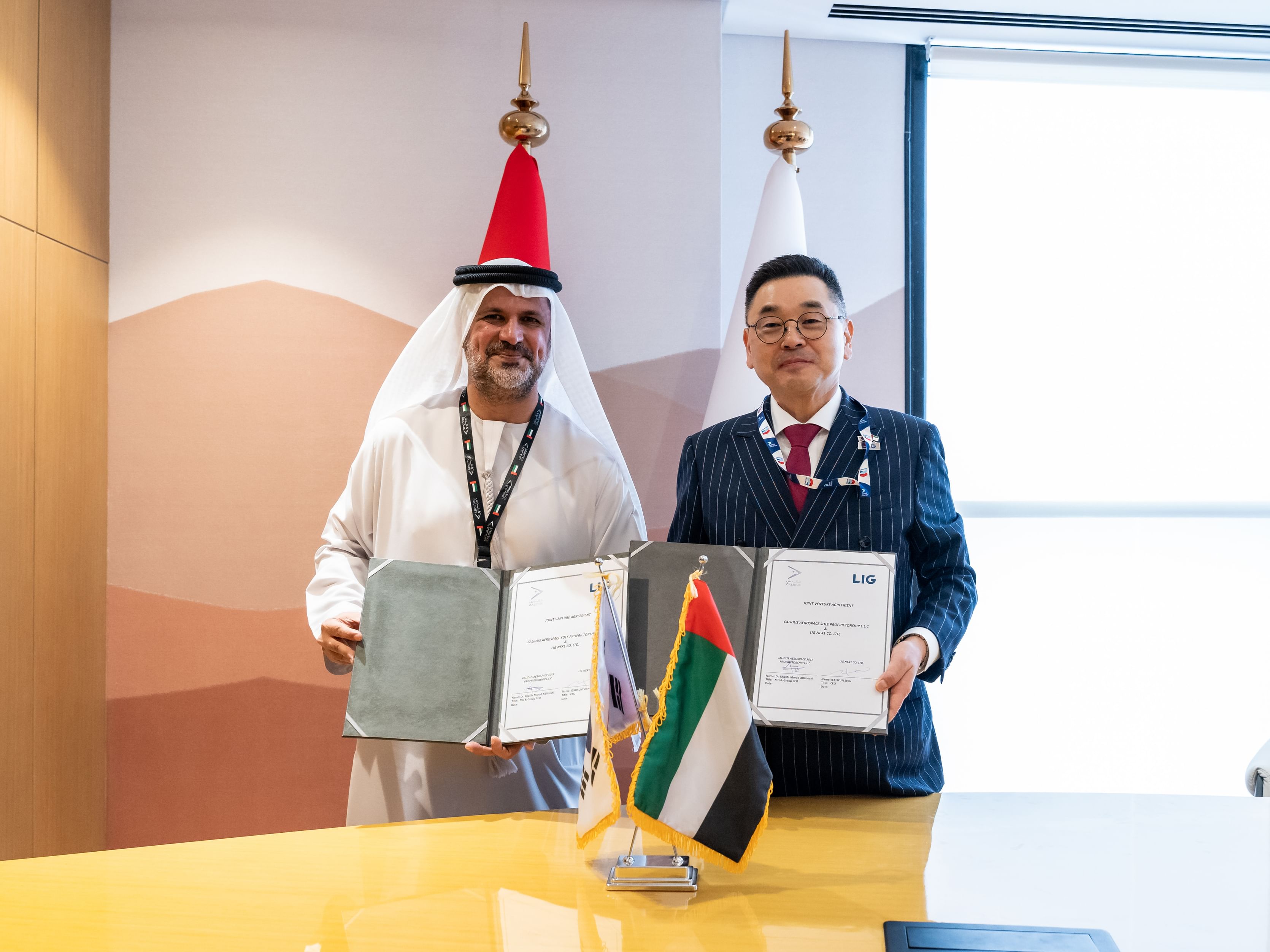 Calidus, LIG Nex1 sign strategic partnership to manufacture missiles in UAE