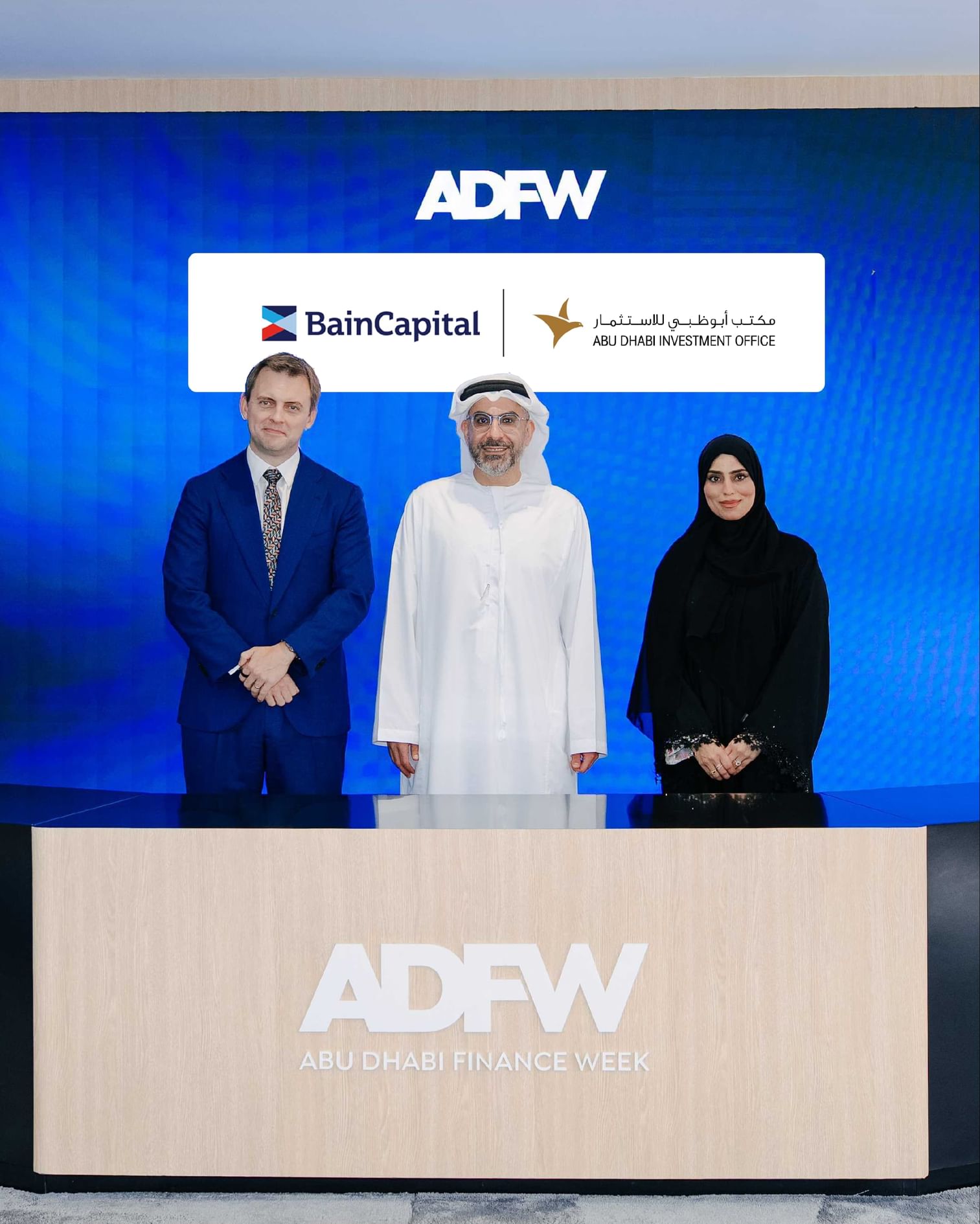 Abu Dhabi Investment Office partners with Bain Capital