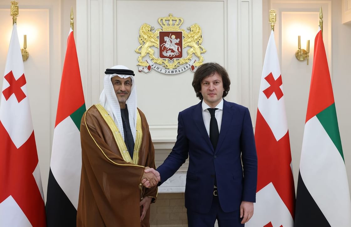 Saeed Al Hajeri meets Prime Minister of Georgia in Tbilisi