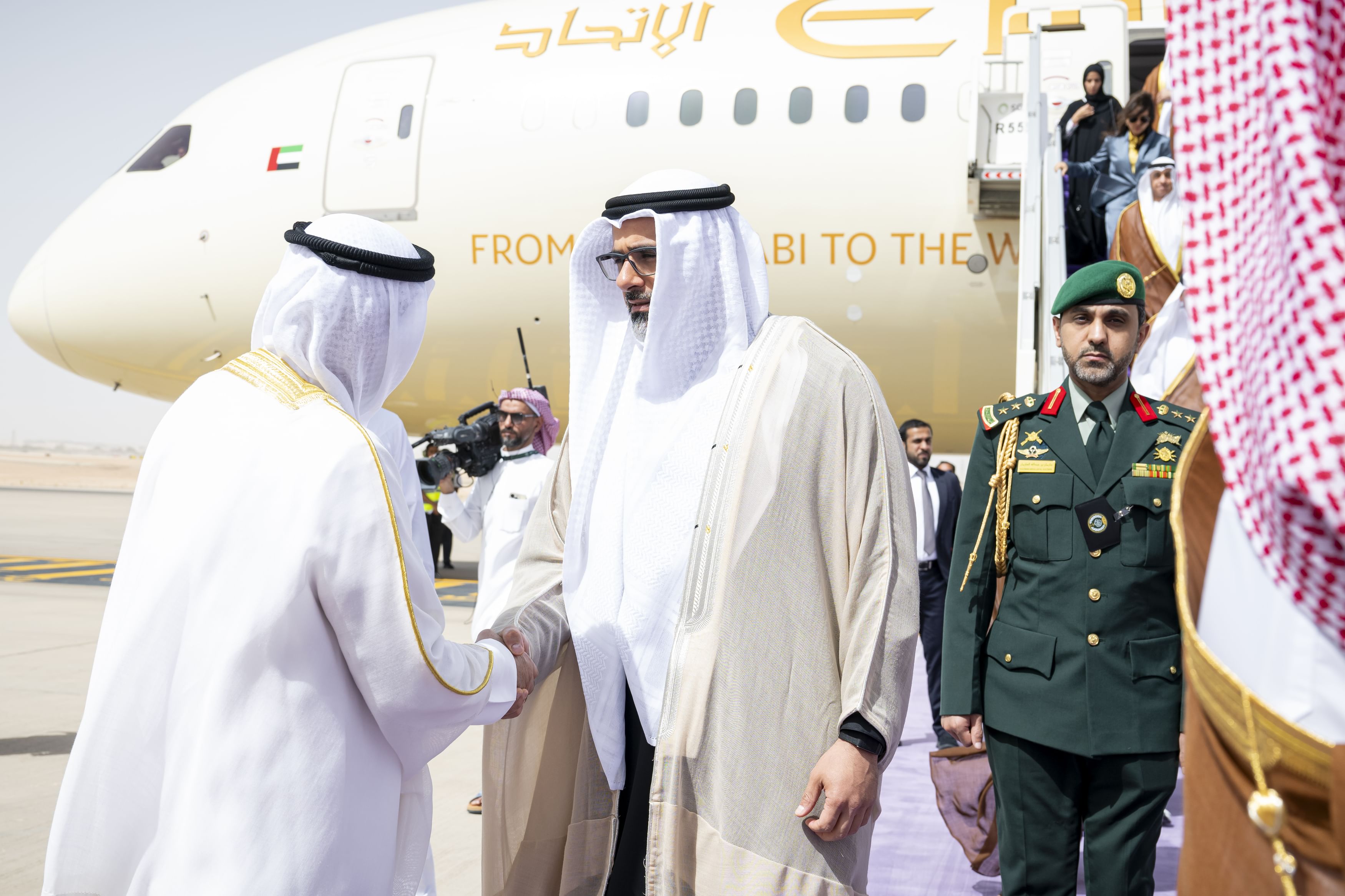 Leading UAE delegation, Khaled bin Mohamed bin Zayed arrives in Riyadh to attend Gulf-US Summit