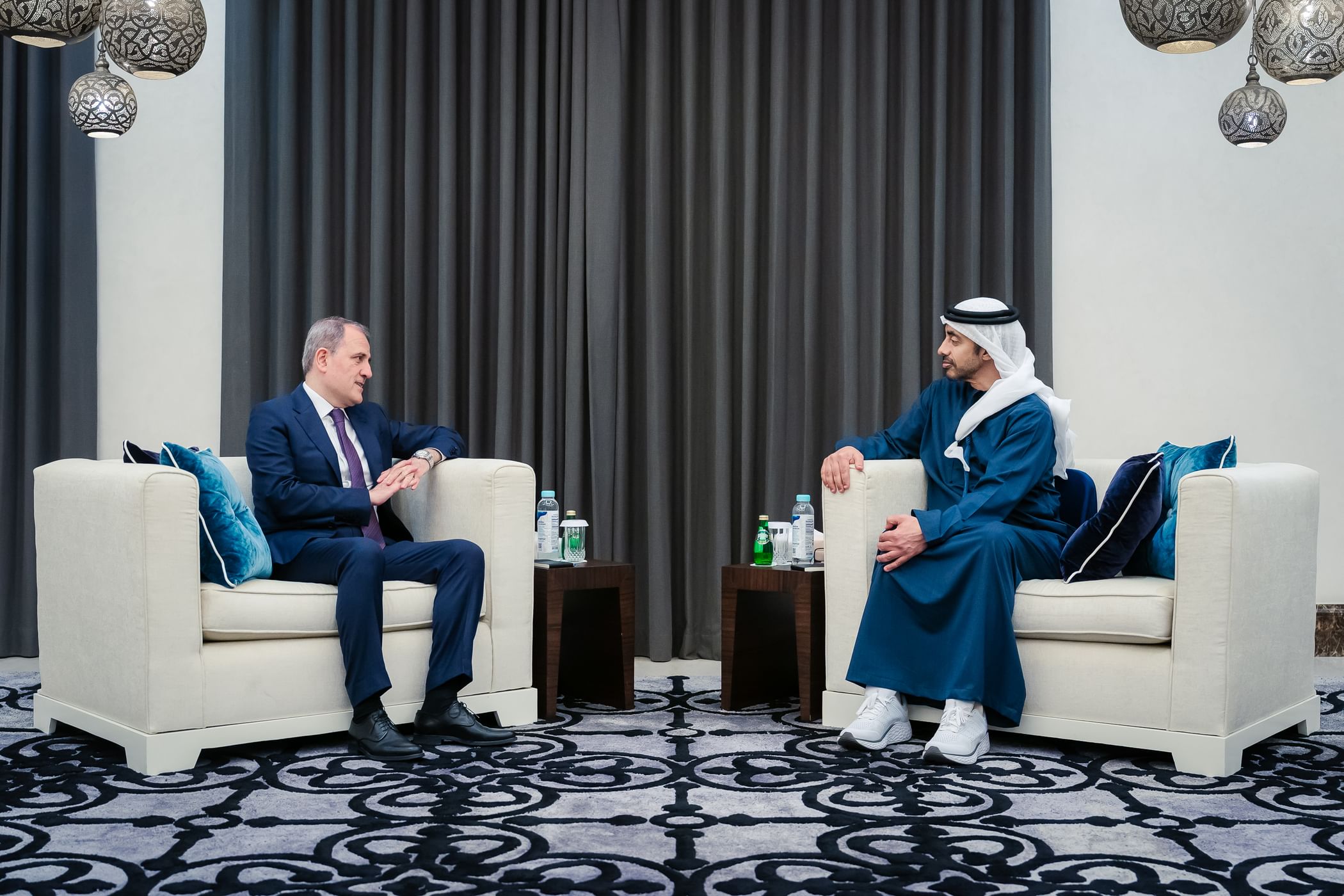 Abdullah bin Zayed receives Azerbaijani Foreign Minister