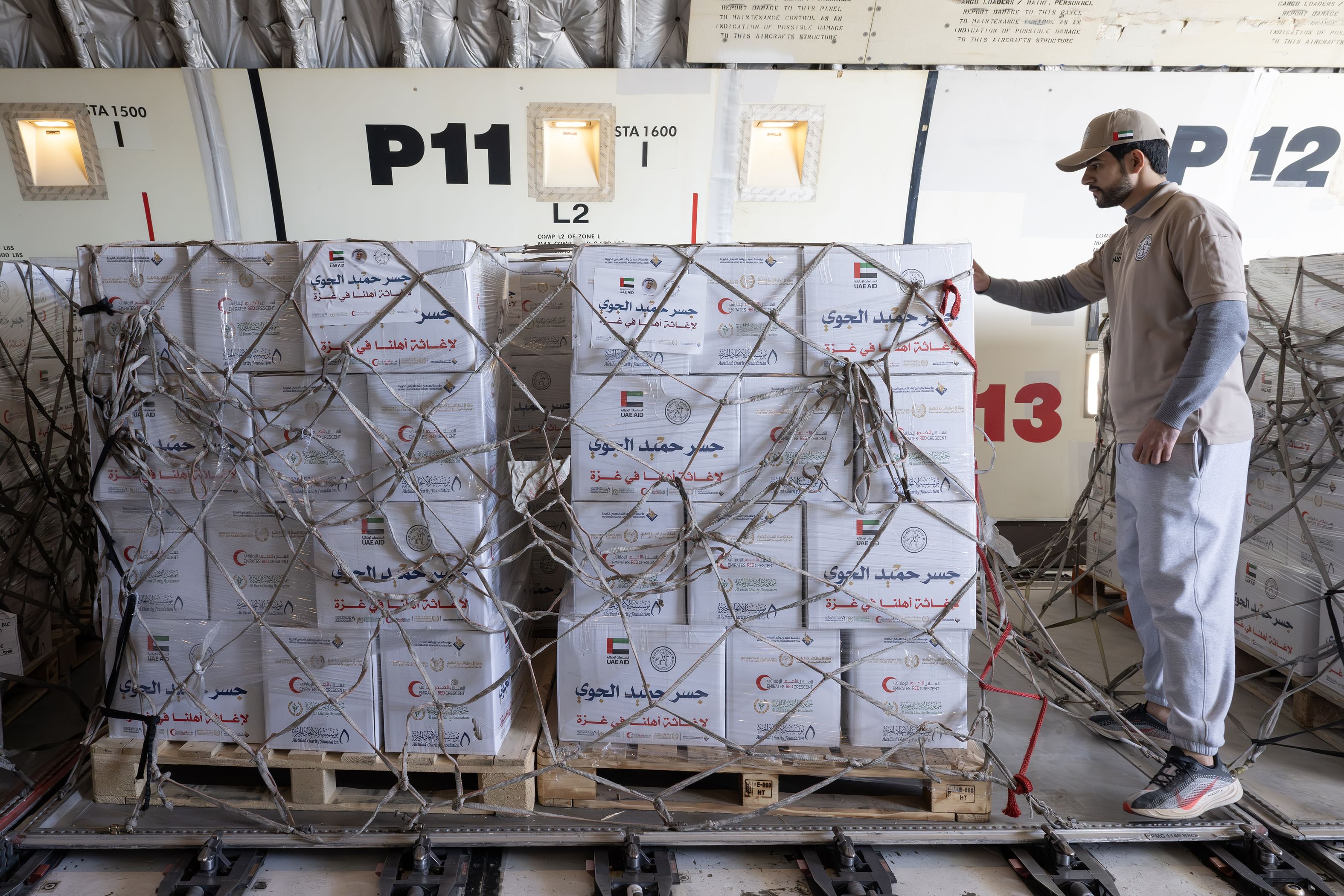 UAE sends 100 tonnes of food supplies to Gaza under ‘Humaid Air Bridge’, ‘Operation Chivalrous Knight 3’