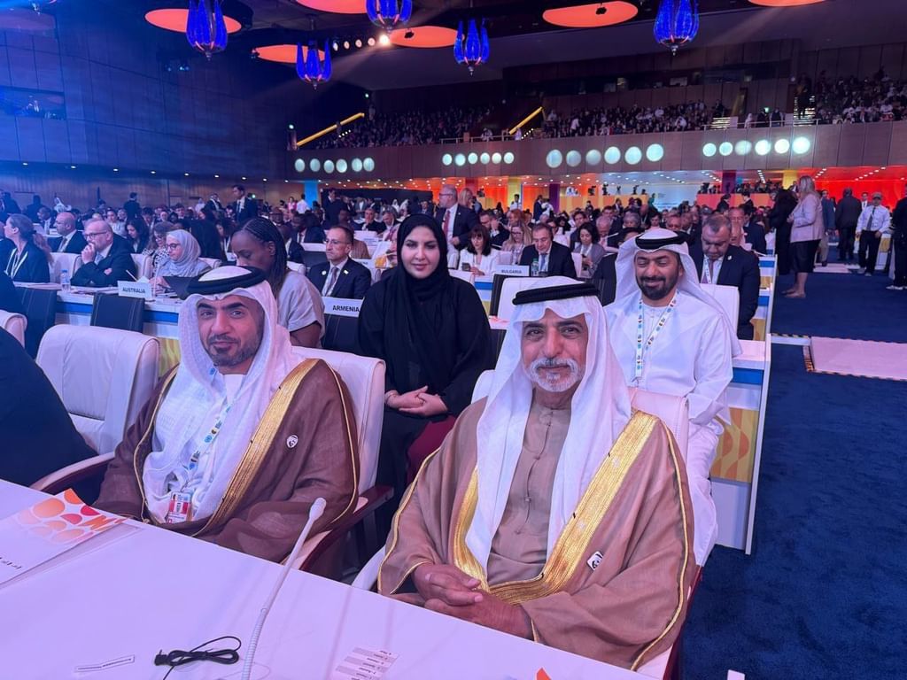 On behalf of UAE President, Nahyan bin Mubarak leads UAE delegation to 2nd World Summit for Social Development in Doha