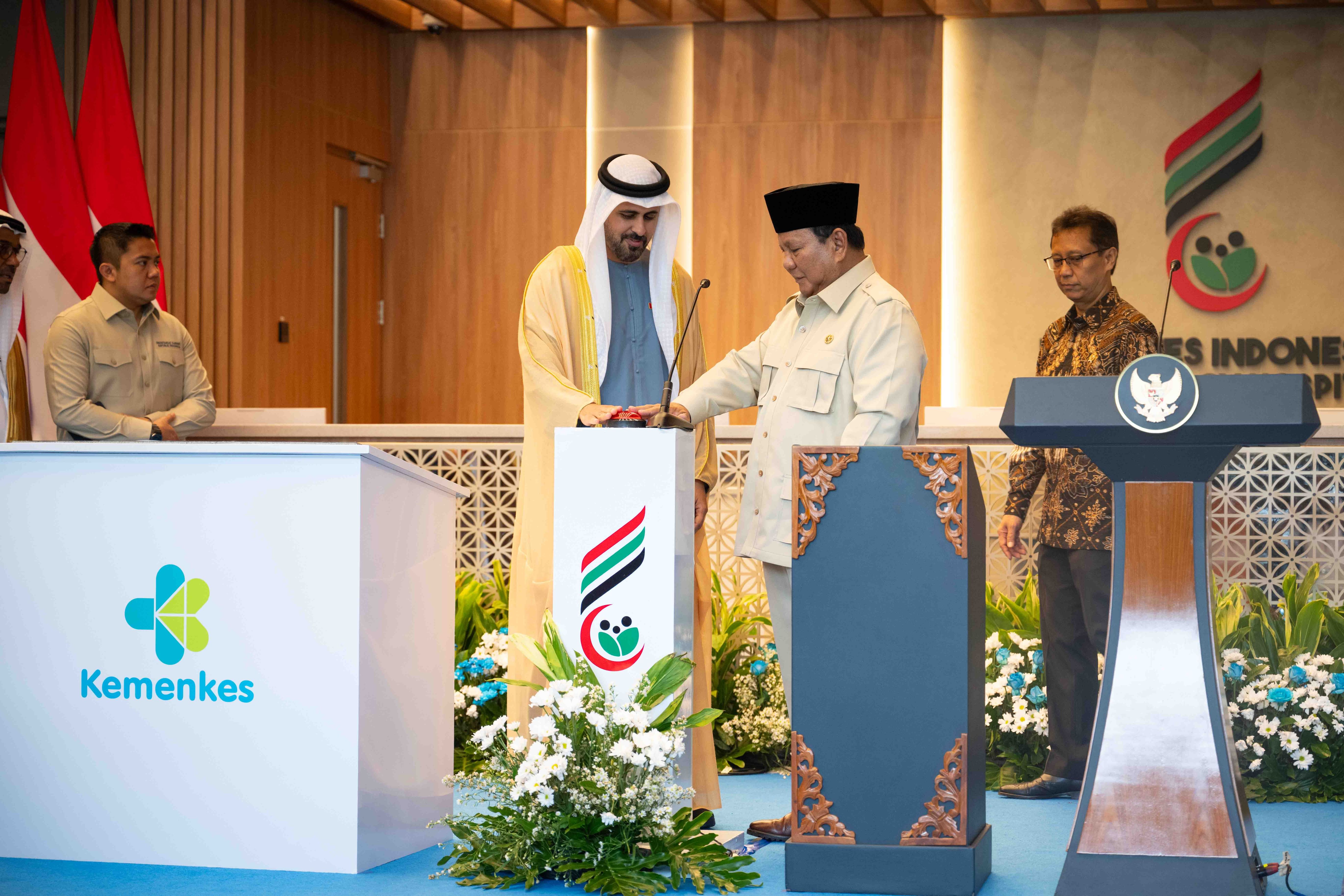 Theyab bin Mohamed bin Zayed attends inauguration of UAE-Indonesia Hospital for Cardiac Diseases