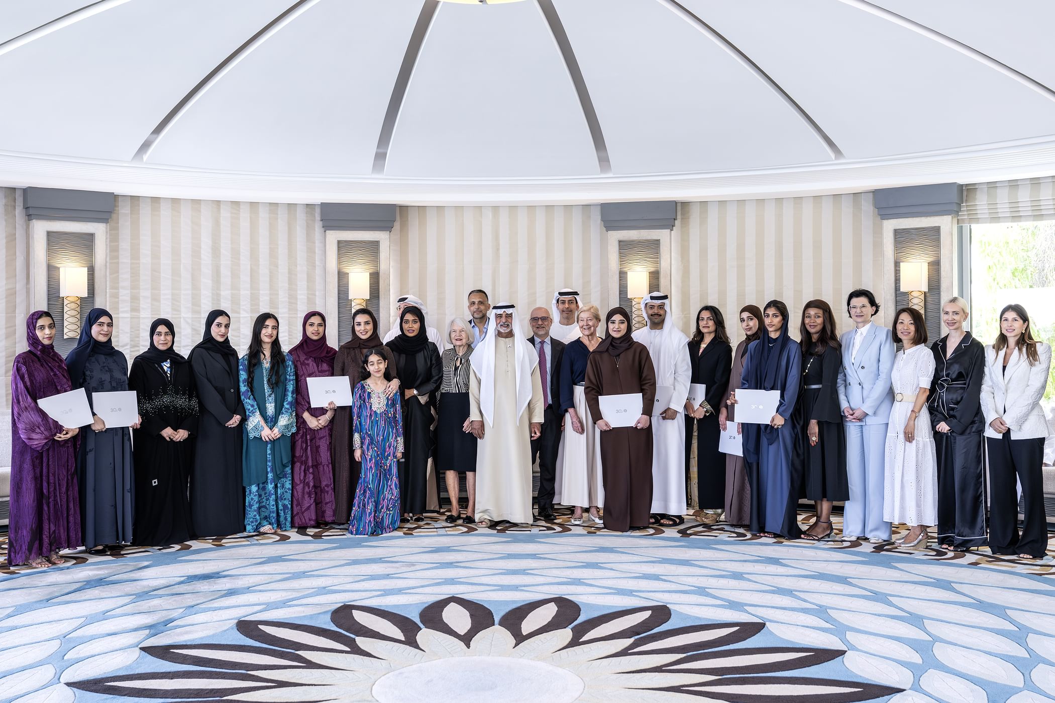 Nahyan bin Mubarak honours ADMAF Award winners, residency recipients