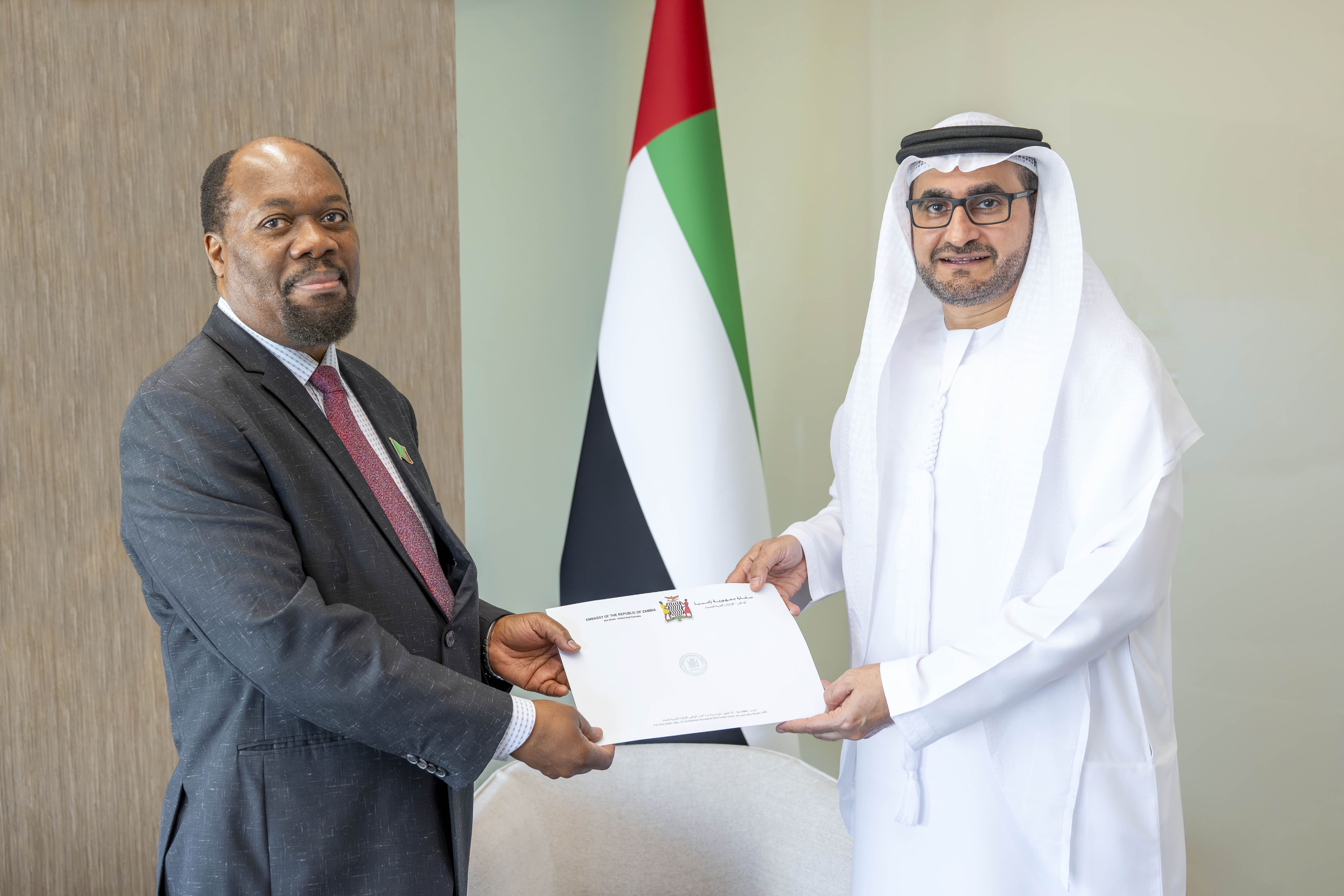 MoFA receives credentials copy from new Ambassador of Republic of Zambia
