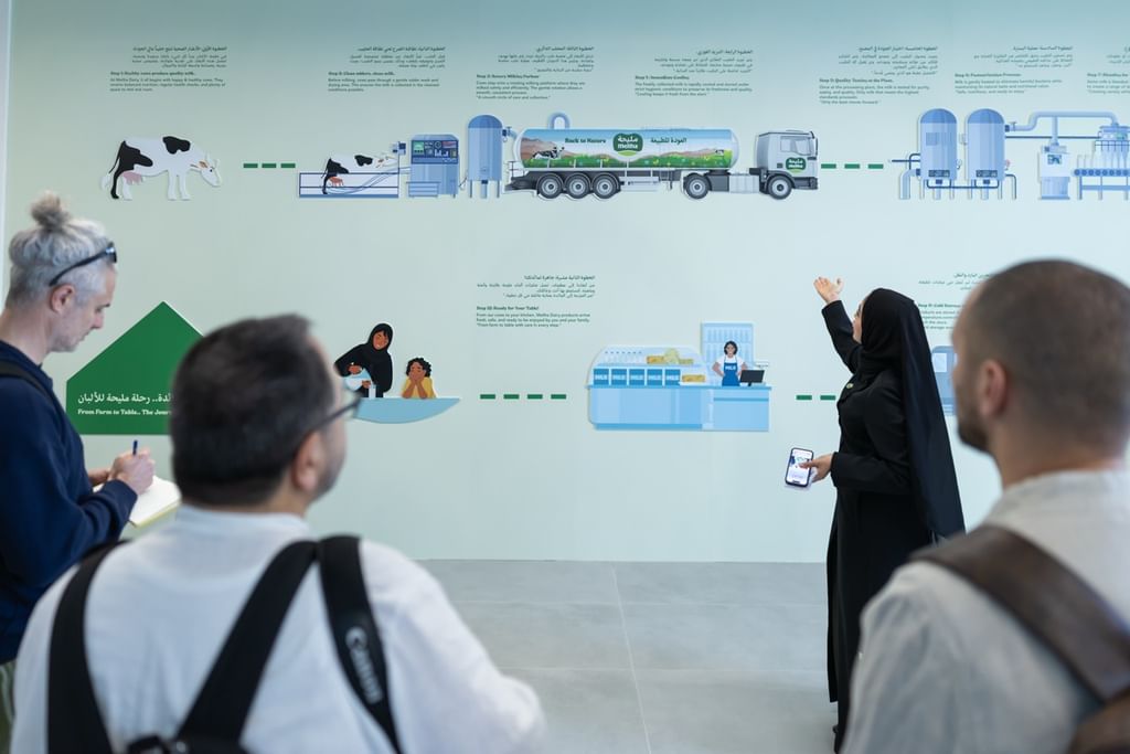 Sharjah Press Club hosts Xposure 2026 media delegation at Mleiha Dairy Factory