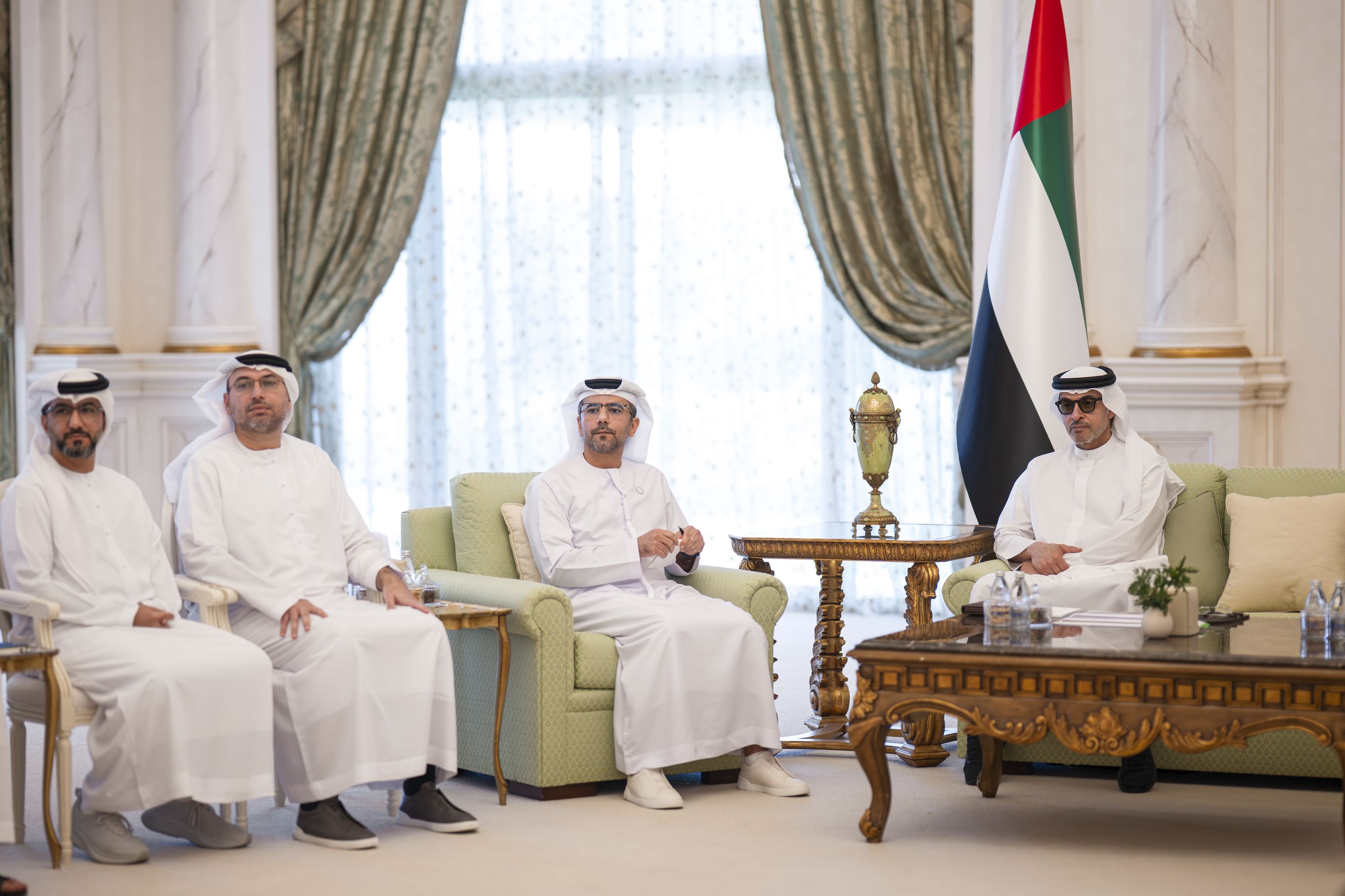 Hazza bin Zayed reviews updates on infrastructure, transport, logistics projects in Al Ain Region