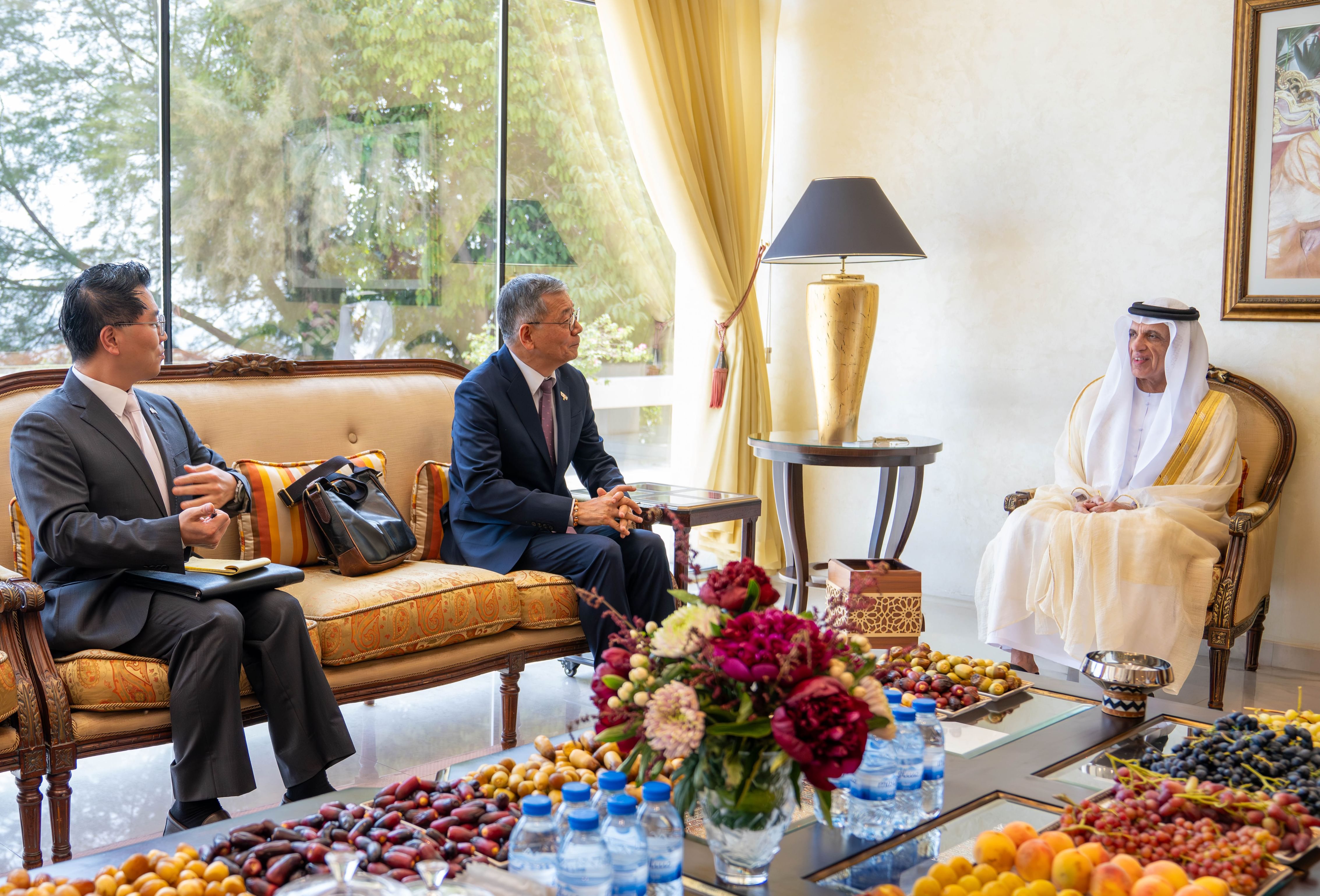 RAK Ruler receives outgoing Korean Ambassador