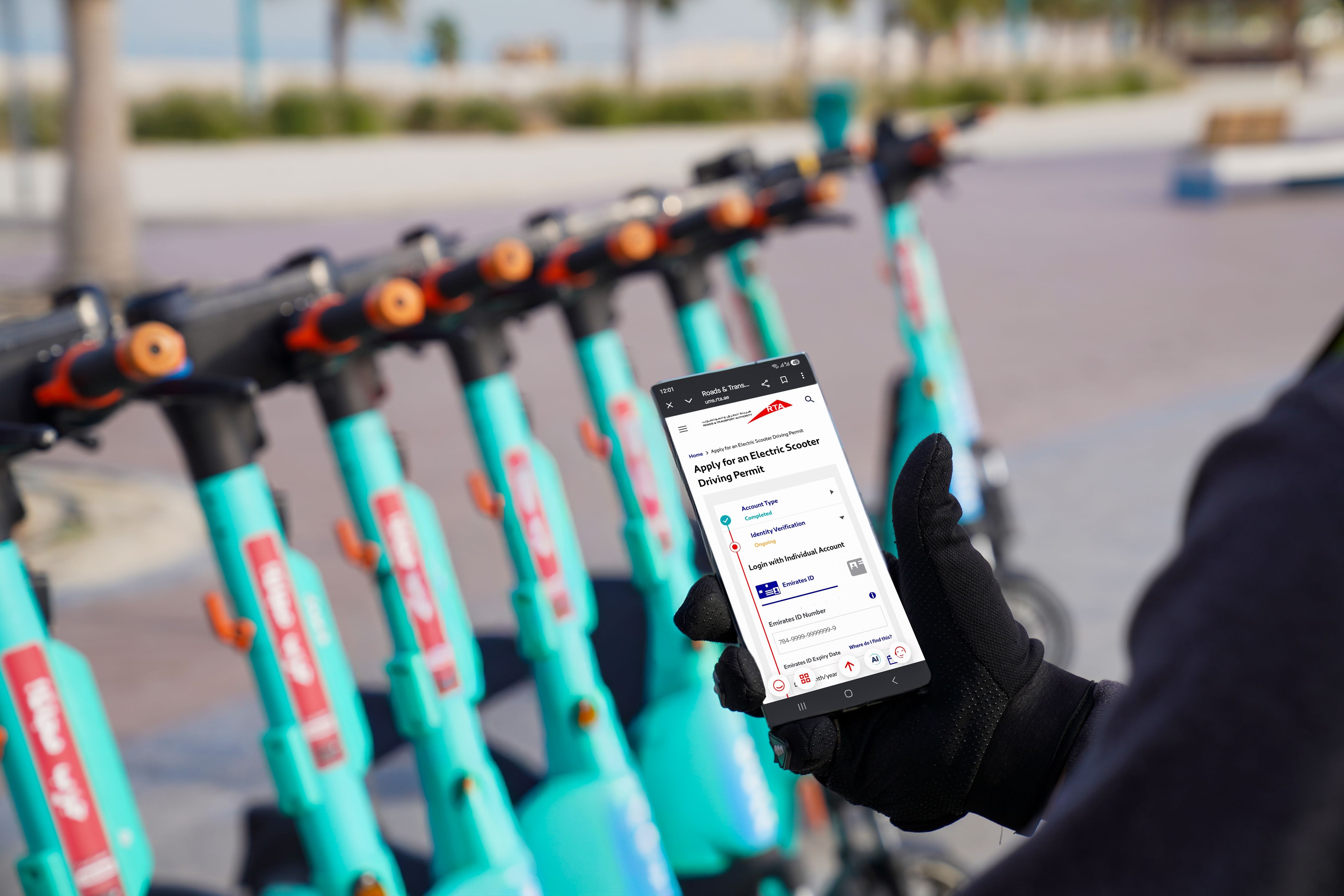 RTA activates e-scooter permit application service