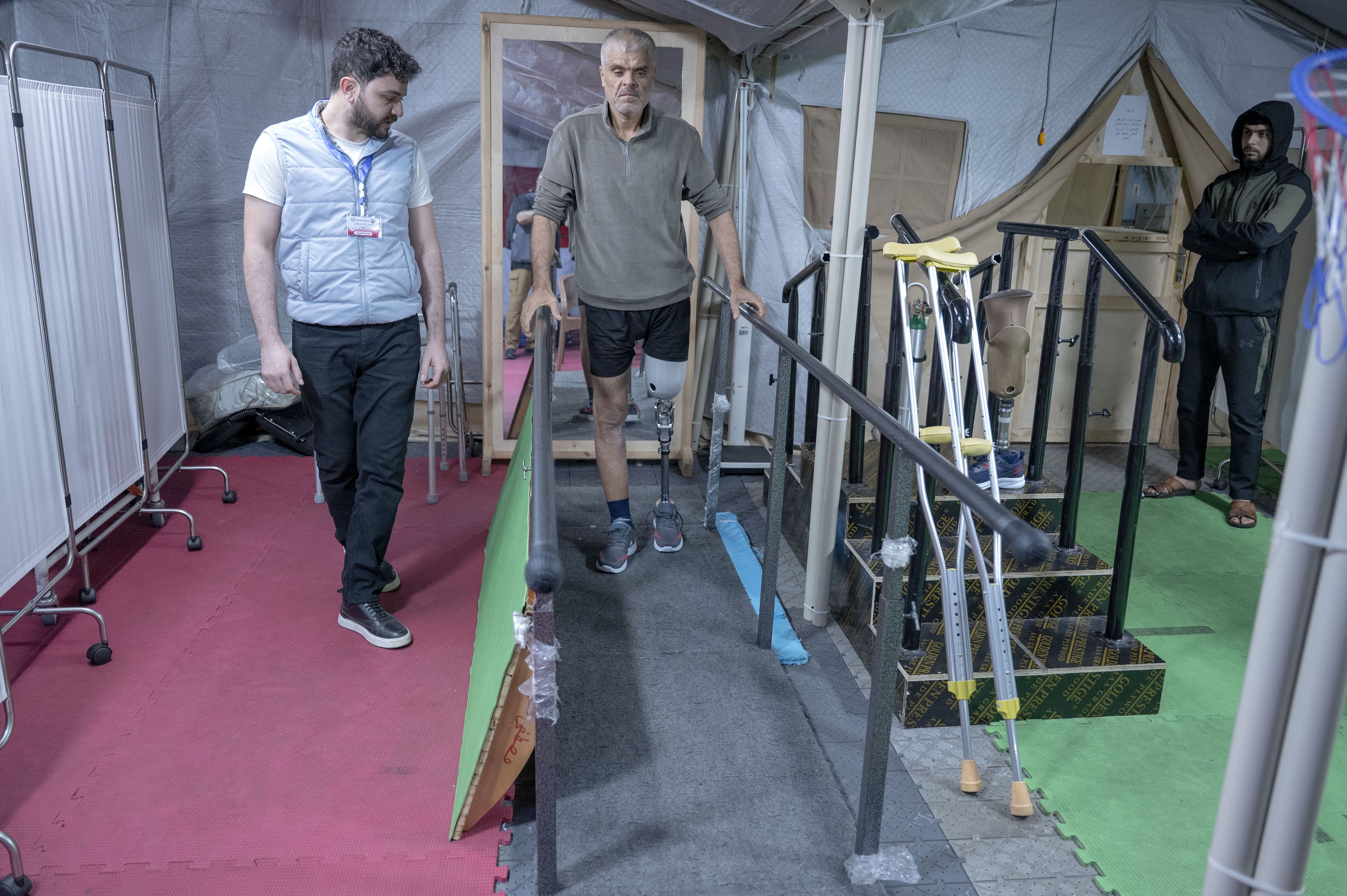 UAE floating hospital fits prosthetic limbs for 51 Palestinian patients