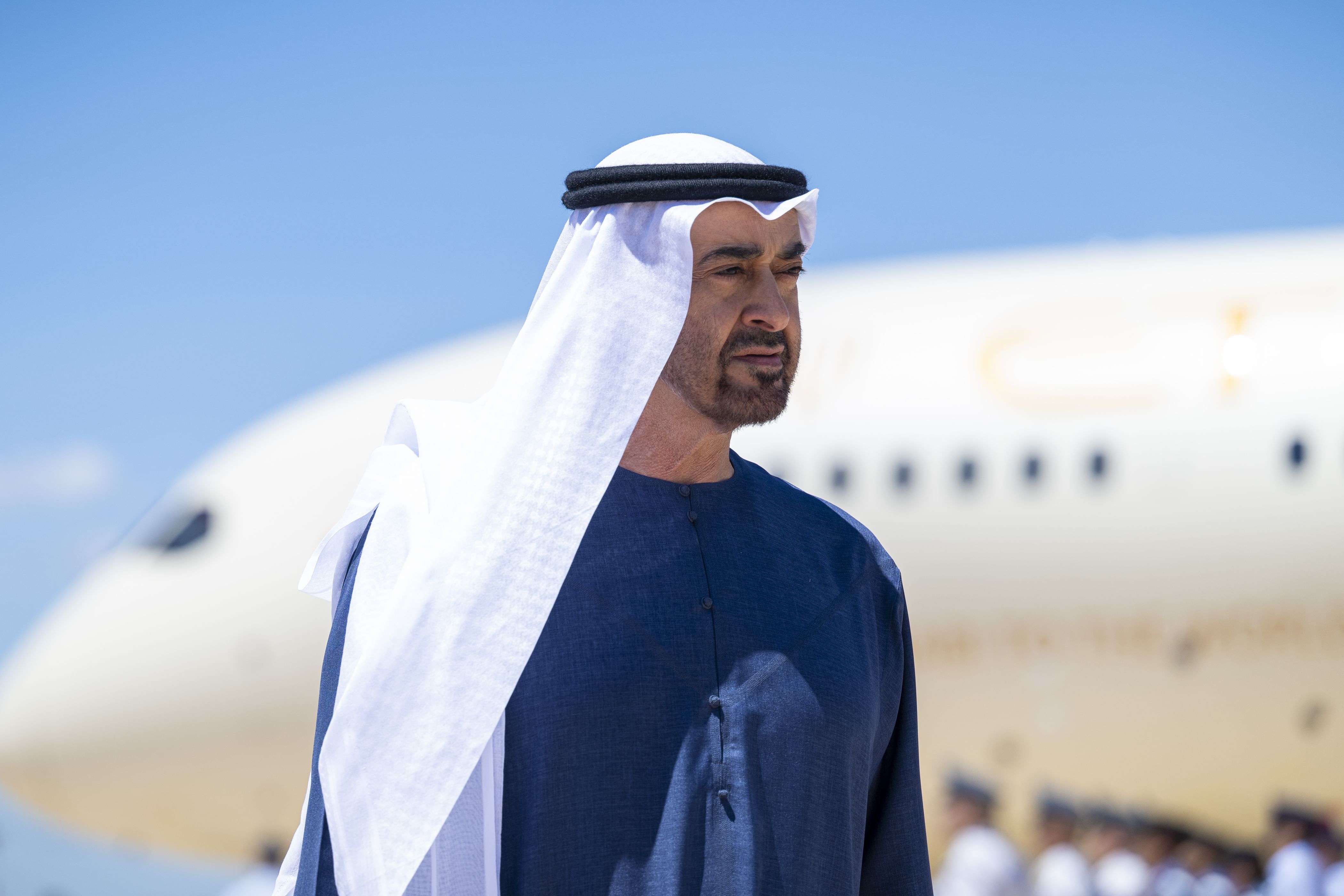 UAE President arrives at G7 Summit venue in France