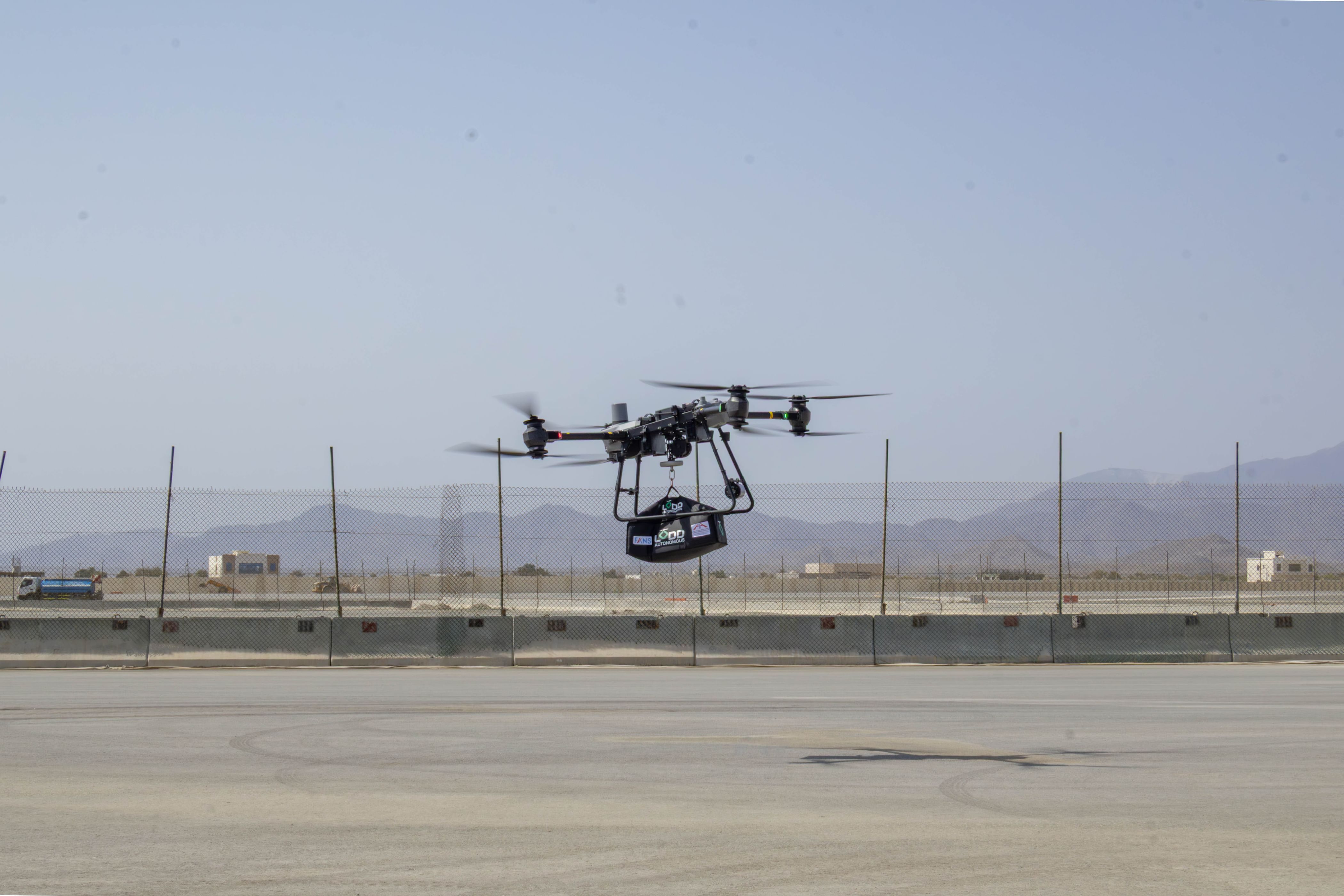 Fujairah witnesses first drone cargo flight from civilian airport to offshore platform