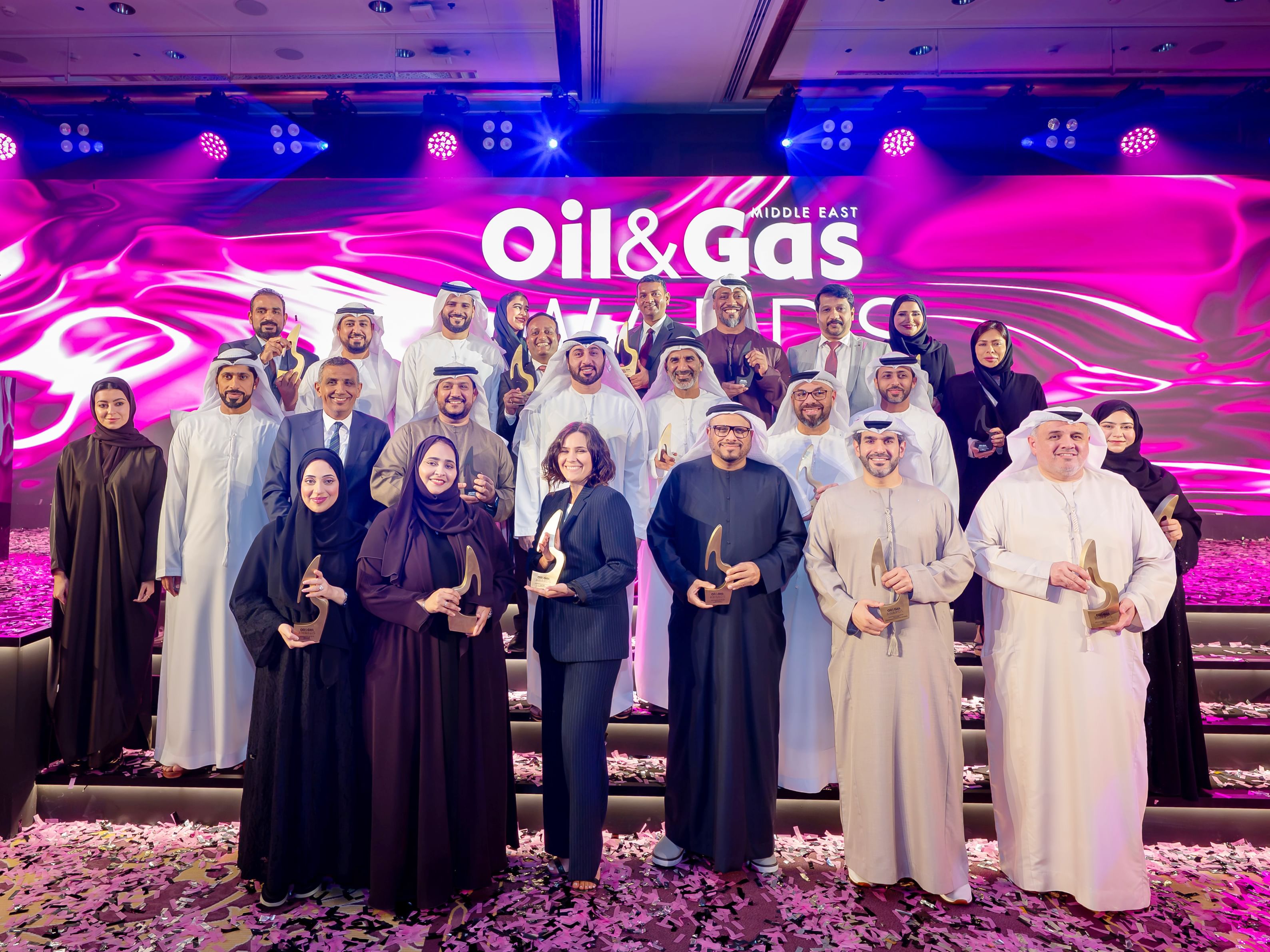 ADNOC recognised with 14 awards at Oil & Gas Middle East Awards
