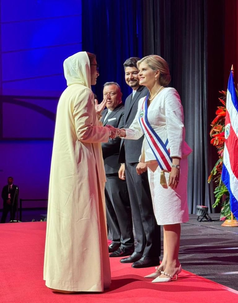 On behalf of UAE President, Noura Al Kaabi attends Costa Rica’s presidential inauguration ceremony