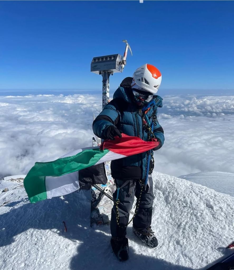 Fatima Al Awadhi becomes youngest Emirati to summit Europe's highest peak