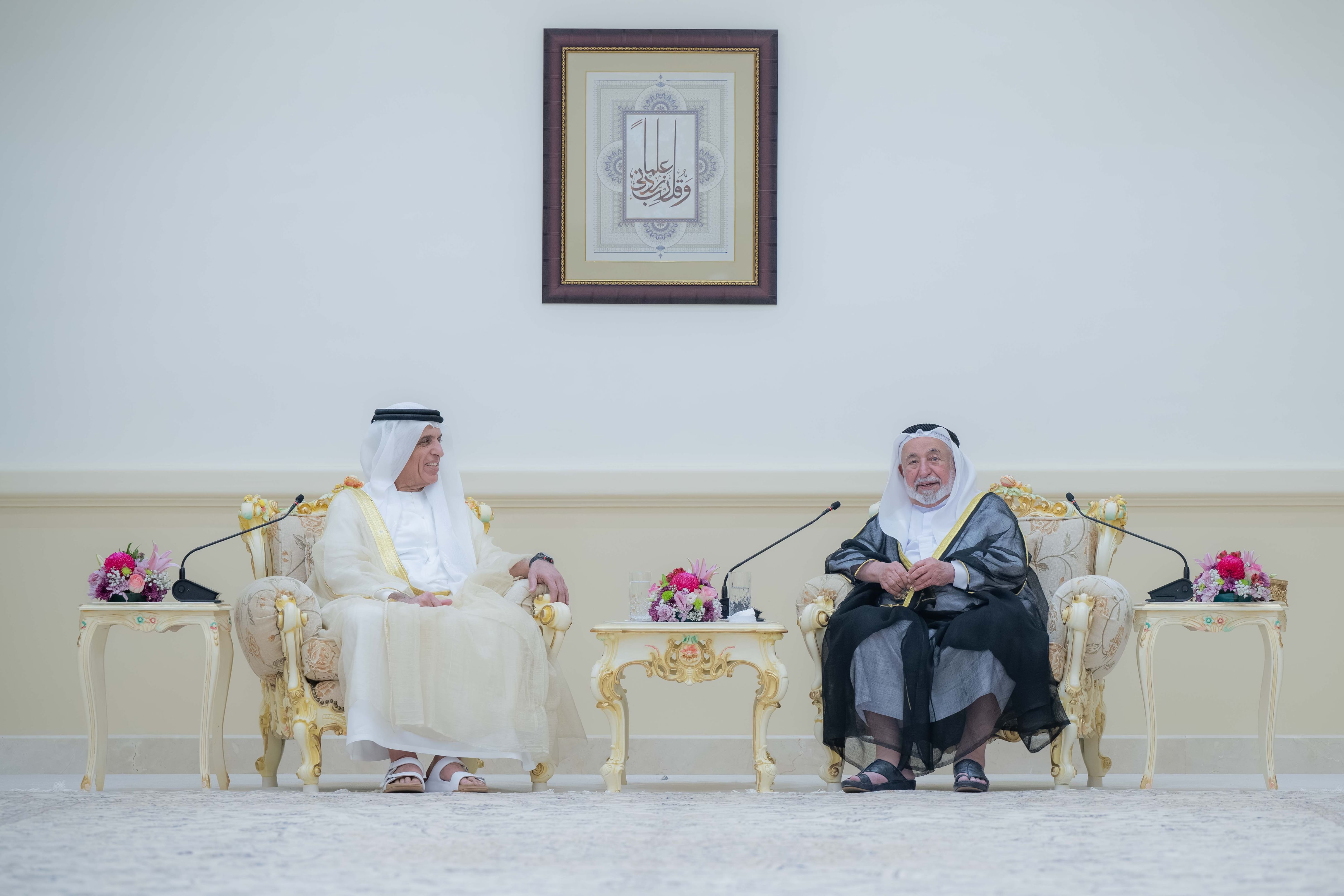 Sharjah Ruler receives RAK Ruler