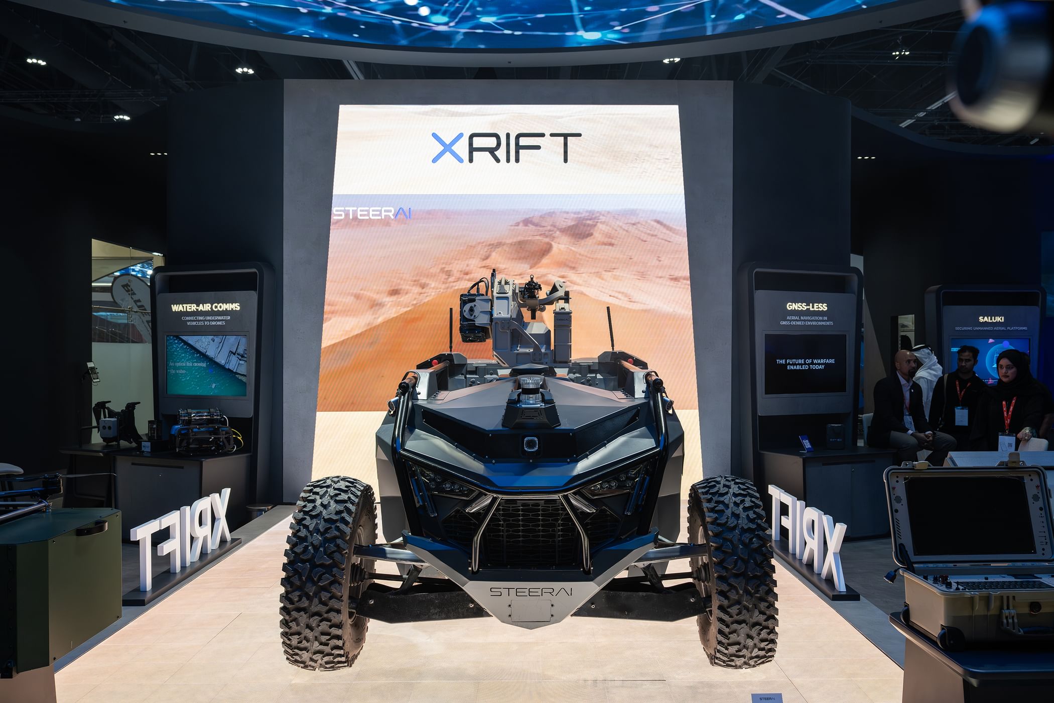ATRC showcases Emirati robotic desert vehicle at UMEX 2026
