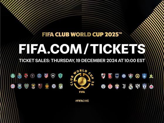 FIFA Club World Cup 2025 tickets on sale from Thursday 