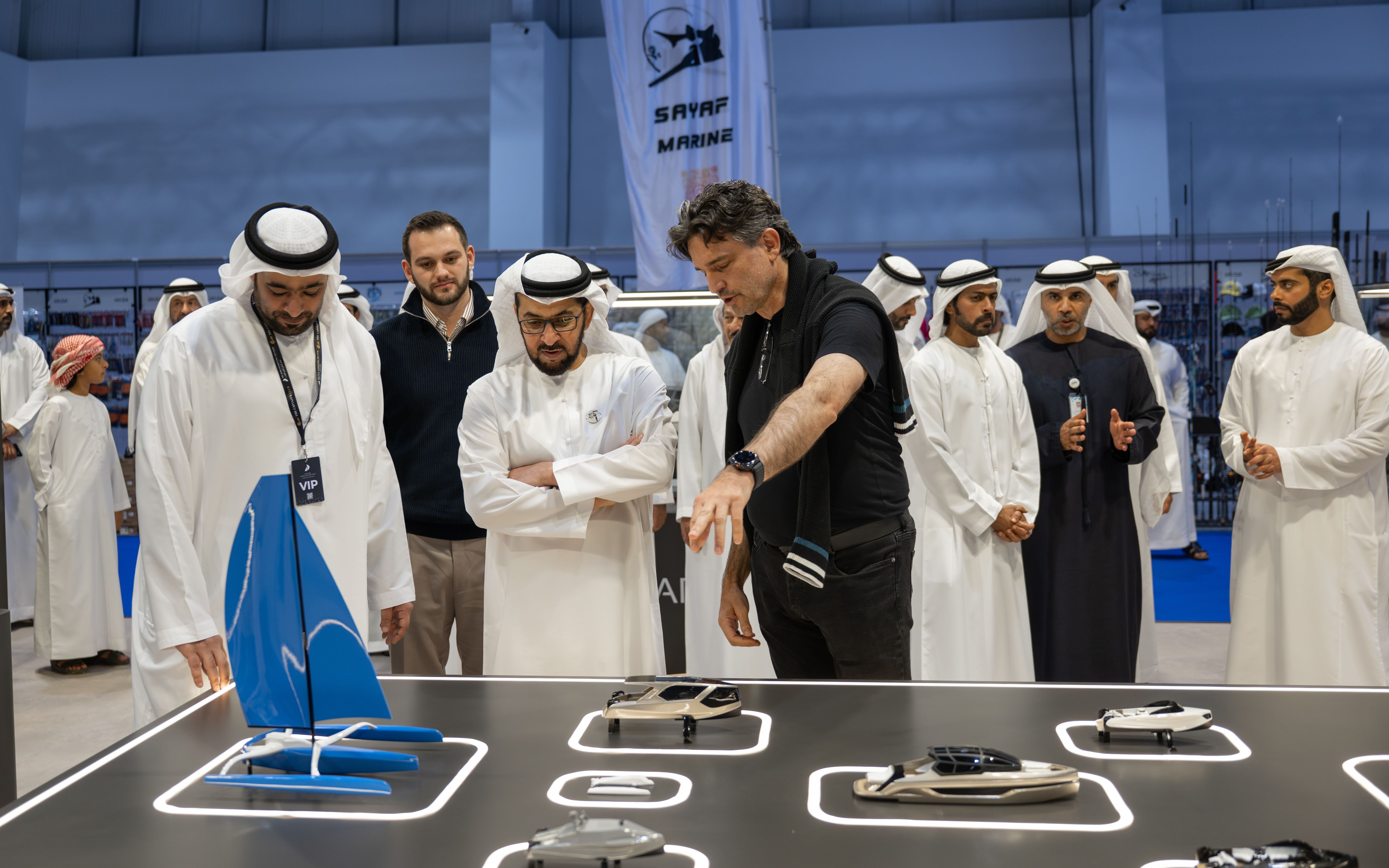 Hamdan bin Zayed visits seventh edition of Abu Dhabi International Boat Show at ADNEC Marina