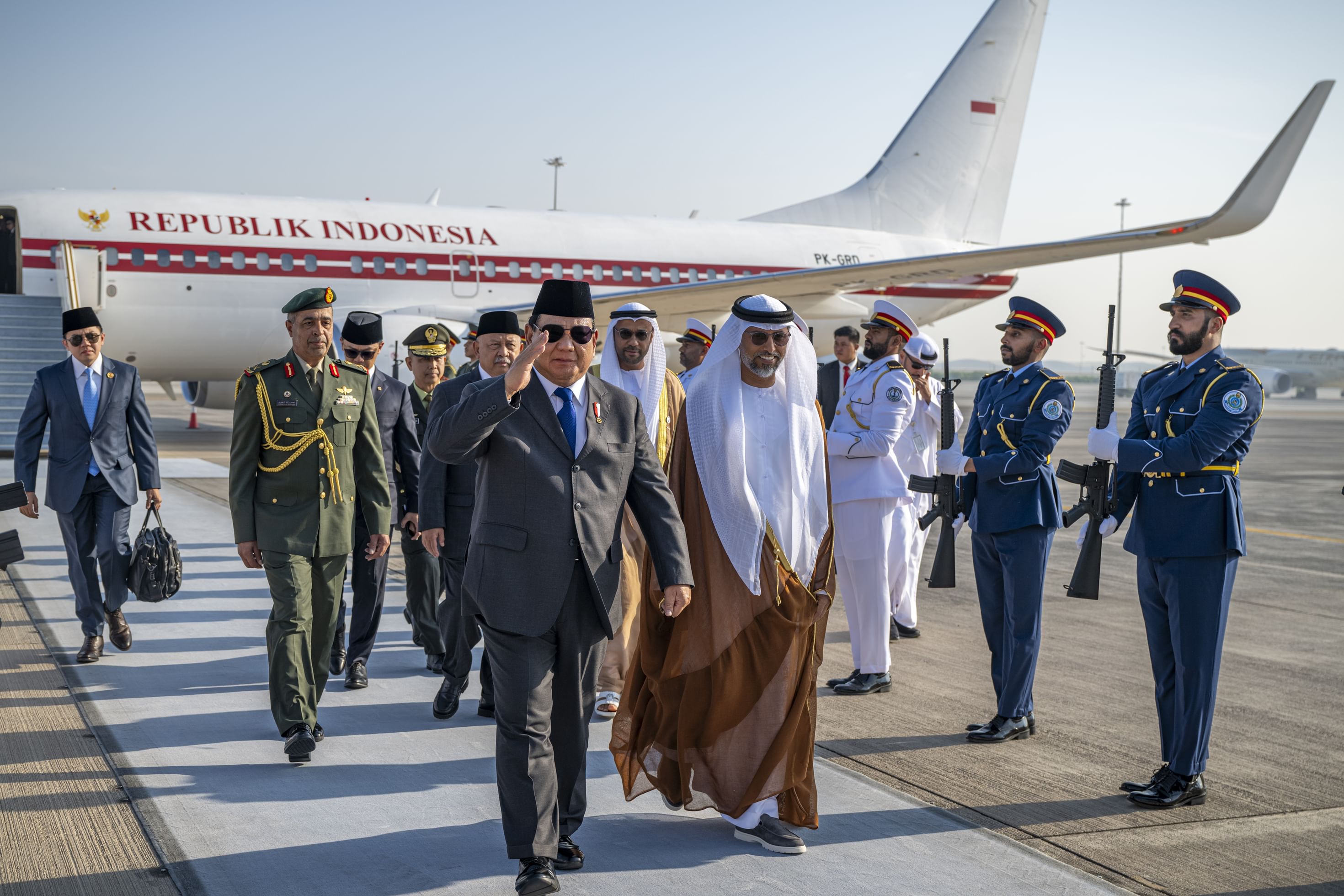 Indonesian President arrives in UAE on state visit