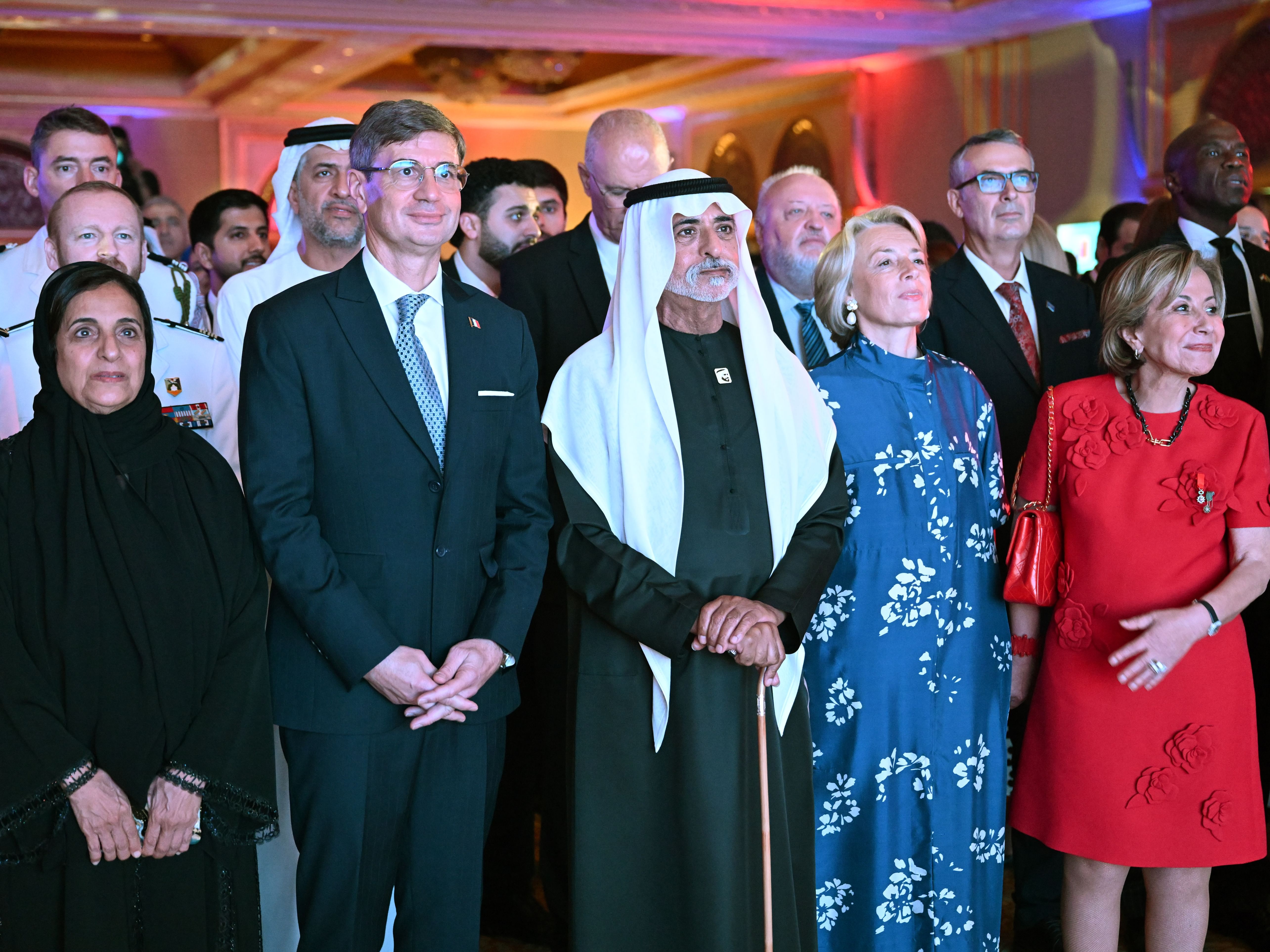 Nahyan bin Mubarak attends French Embassy's National Day reception