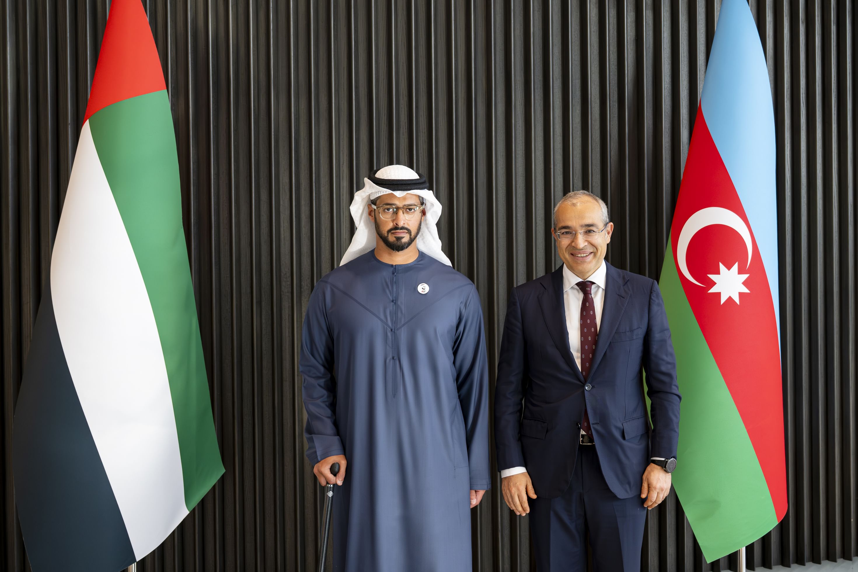 Zayed bin Hamdan meets Azerbaijan’s Minister of Economy