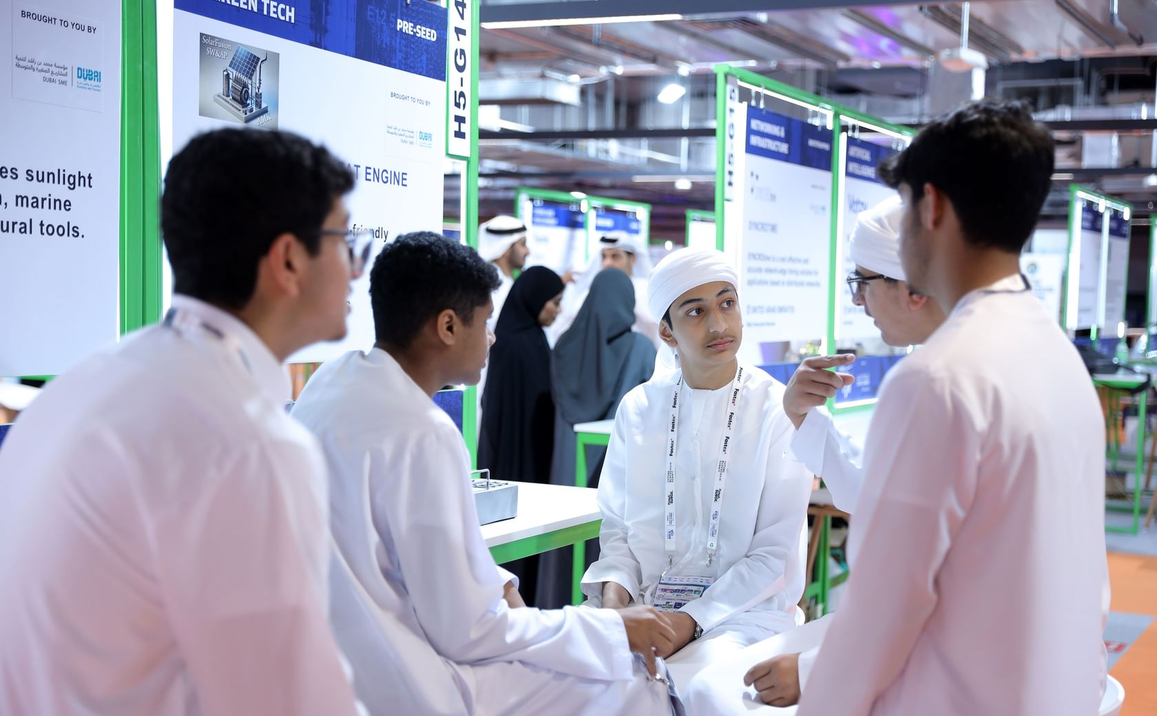 Emirati students' innovations shine alongside global technologies at Expand North Star 2024