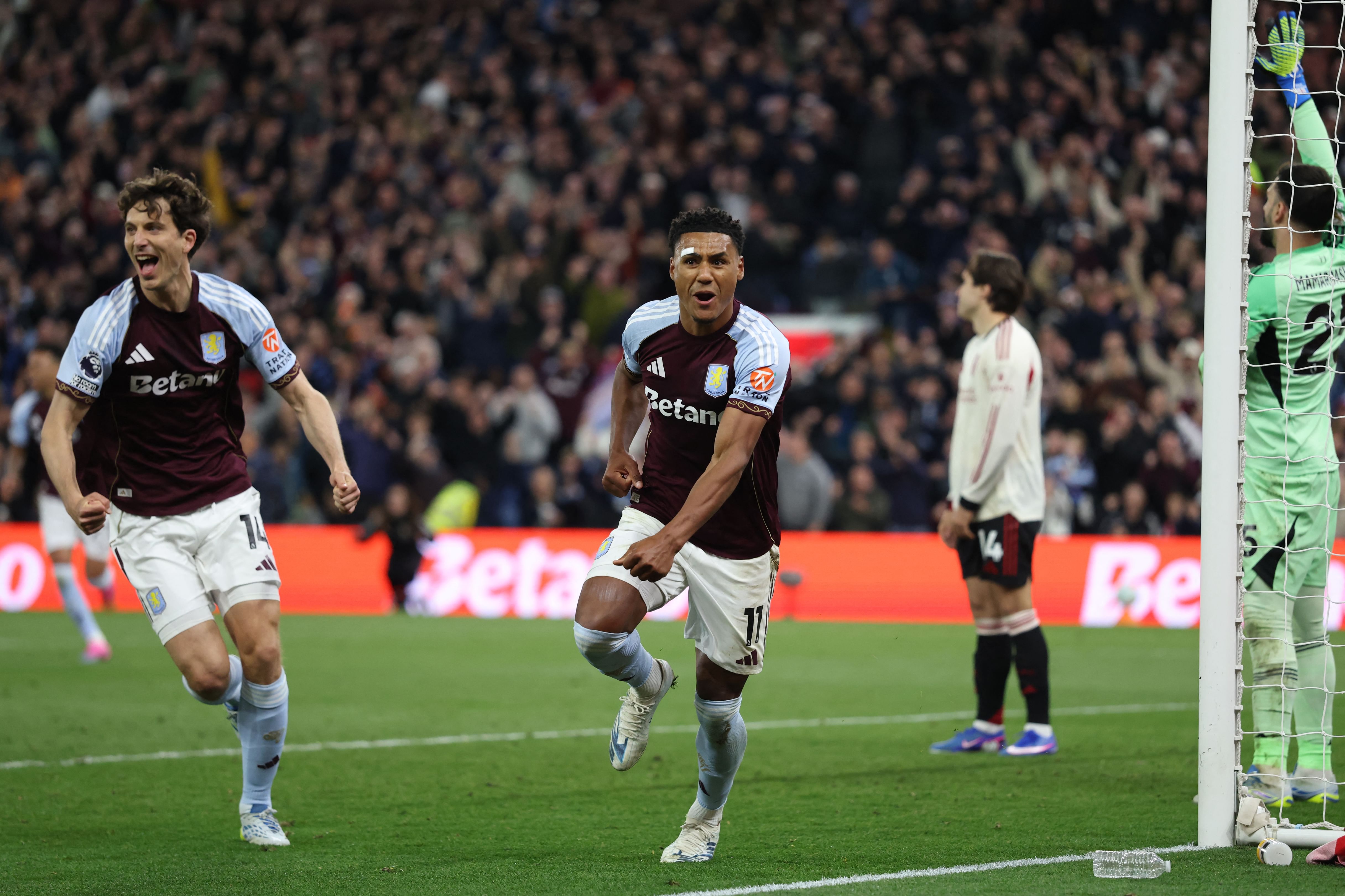 Aston Villa defeat Liverpool in English Premier League
