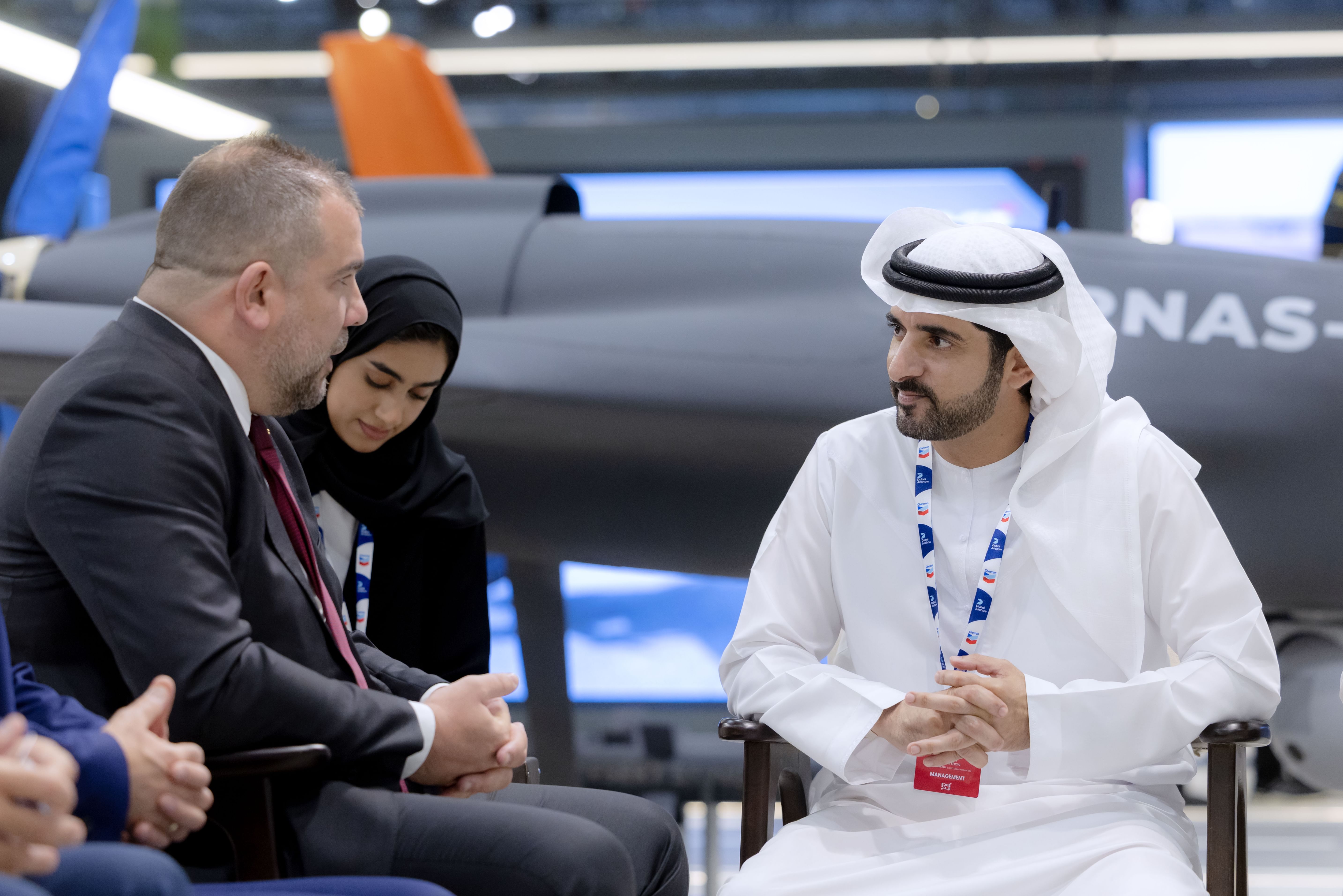 Hamdan bin Mohammed meets with Montenegro’s Minister of Defence