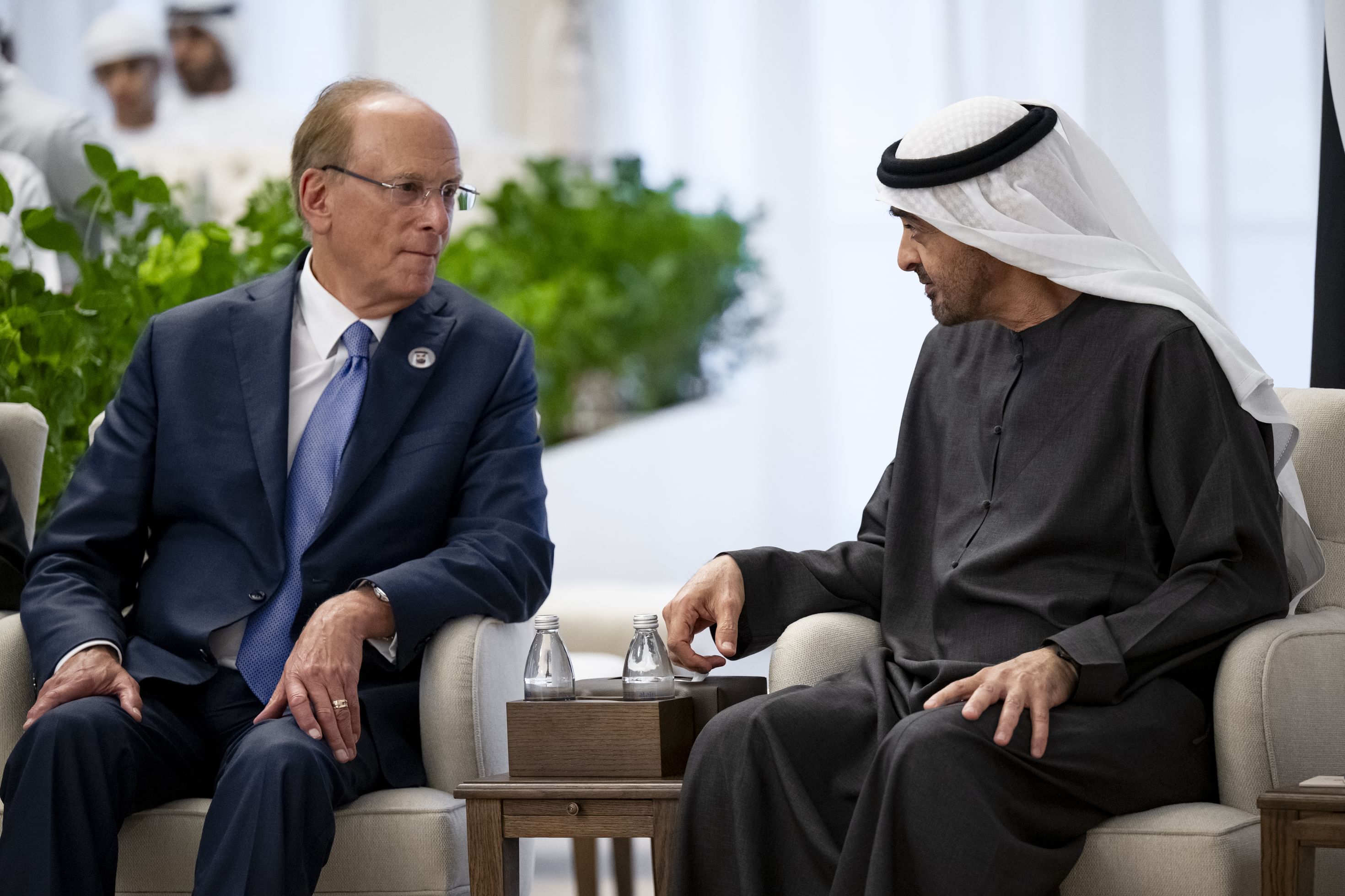UAE President meets BlackRock Chairman and CEO