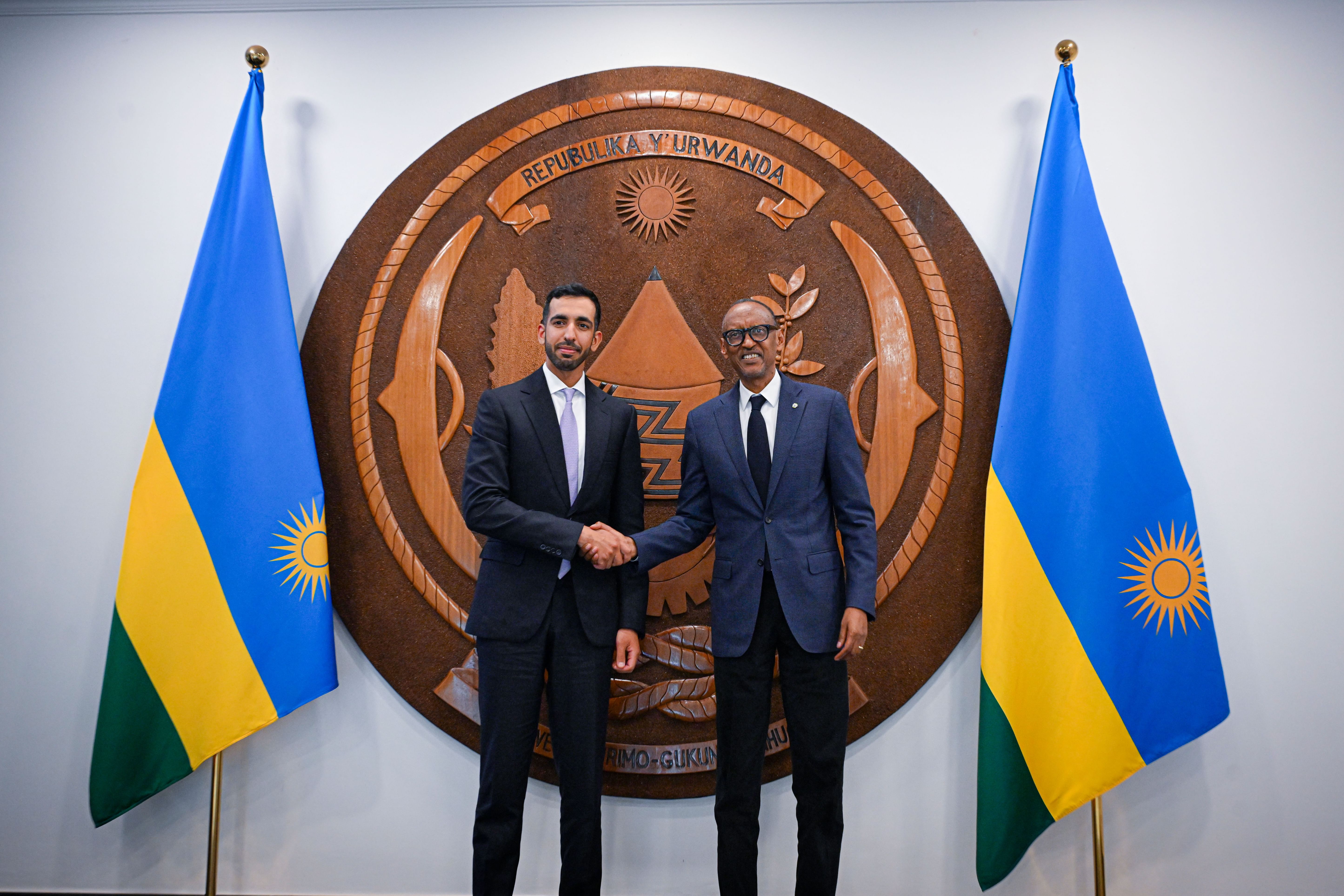 Shakhboot bin Nahyan meets Rwandan President to strengthen bilateral relations