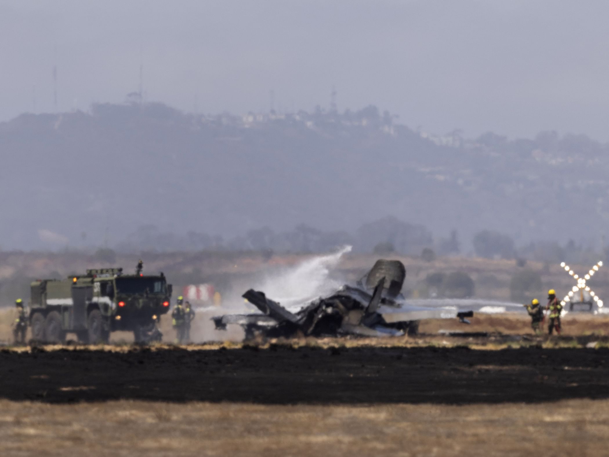US F-35 crashes at military base in California, pilot safe