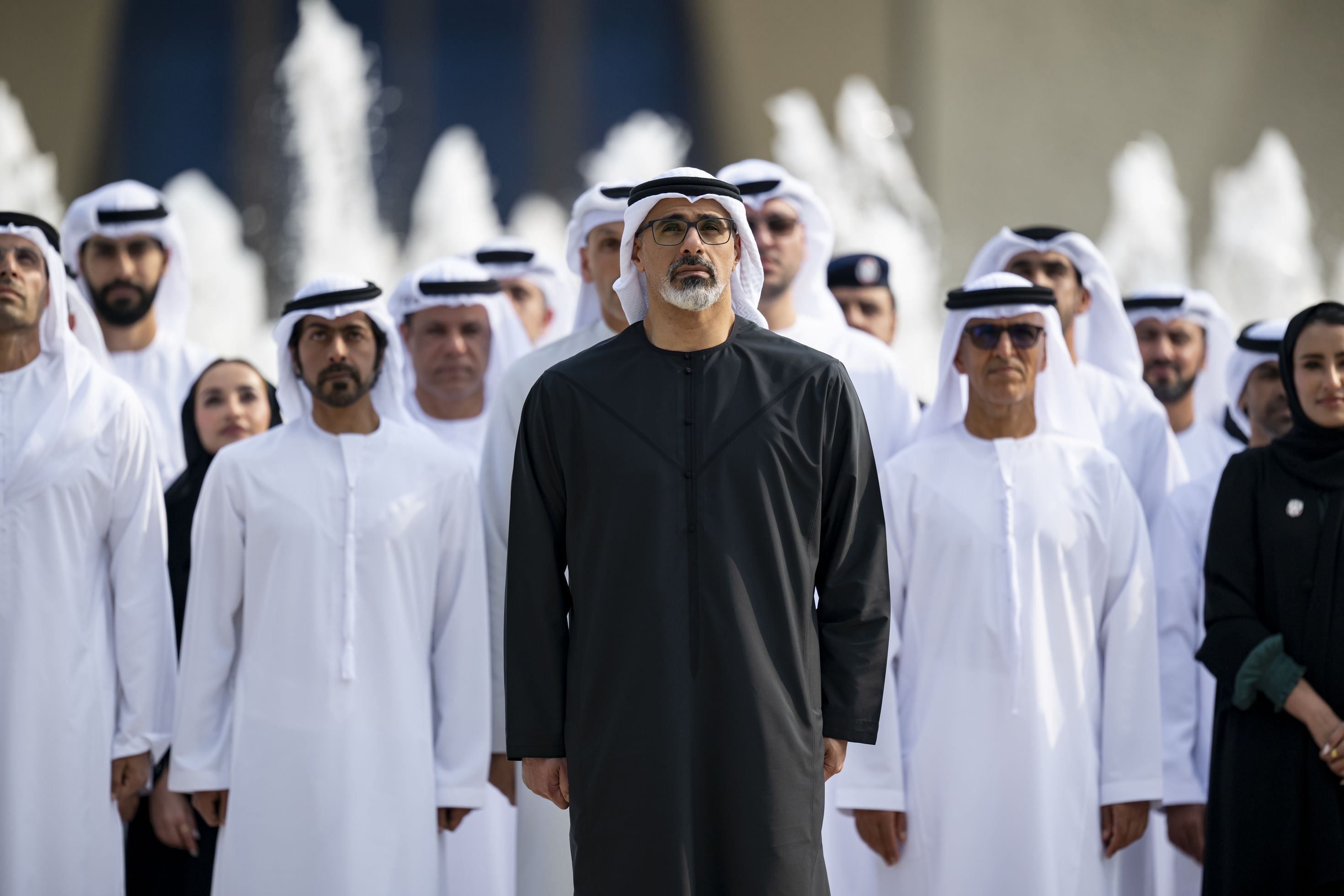 Khaled bin Mohamed bin Zayed raises UAE flag at Zayed National Museum to mark Flag Day