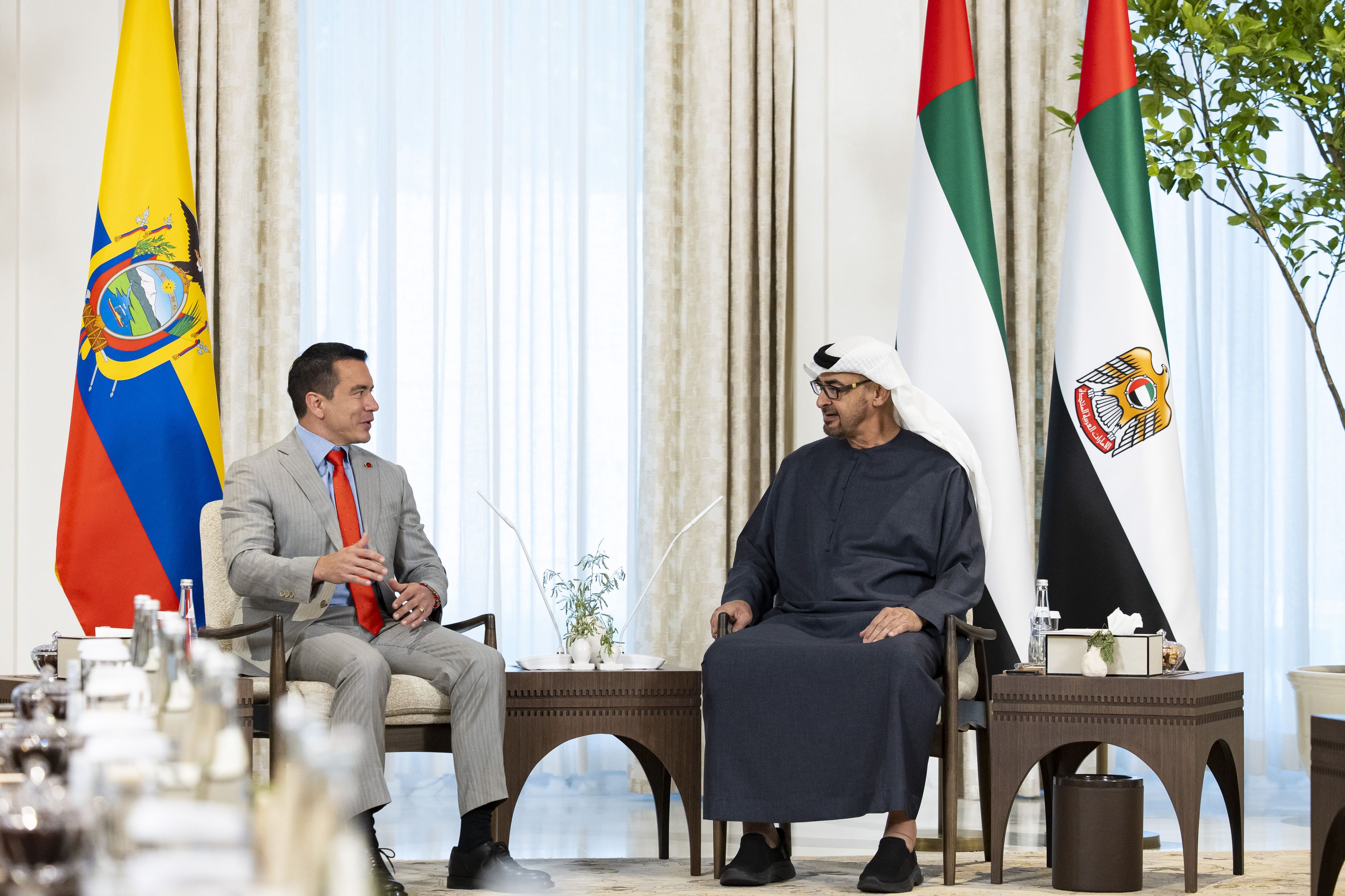 UAE, Ecuadorian Presidents discuss strengthening bilateral cooperation