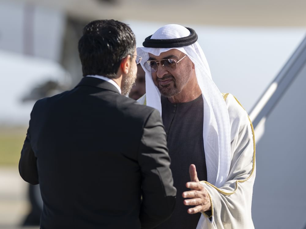UAE President arrives in Cyprus on official visit
