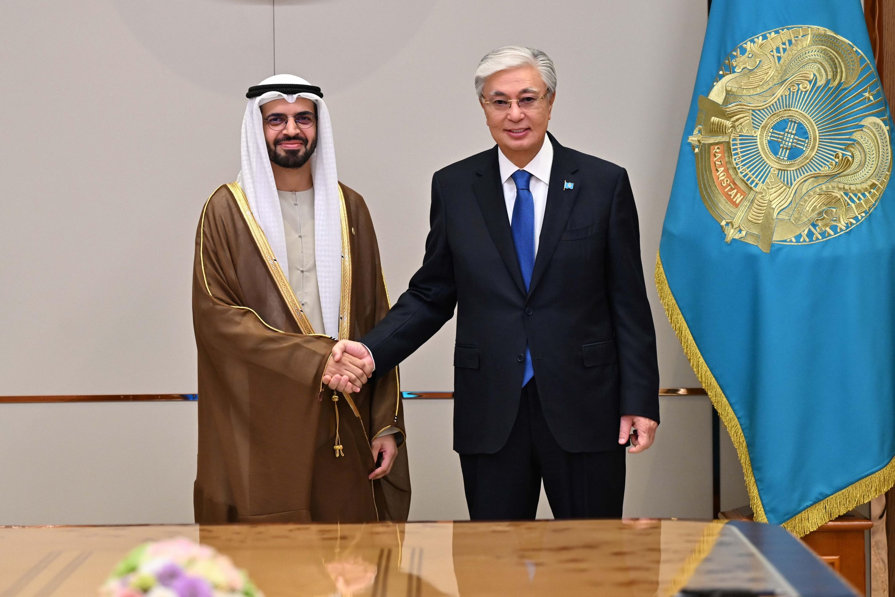 President of Kazakhstan receives Chairman of UAE General Authority of Islamic Affairs, Endowments, Zakat