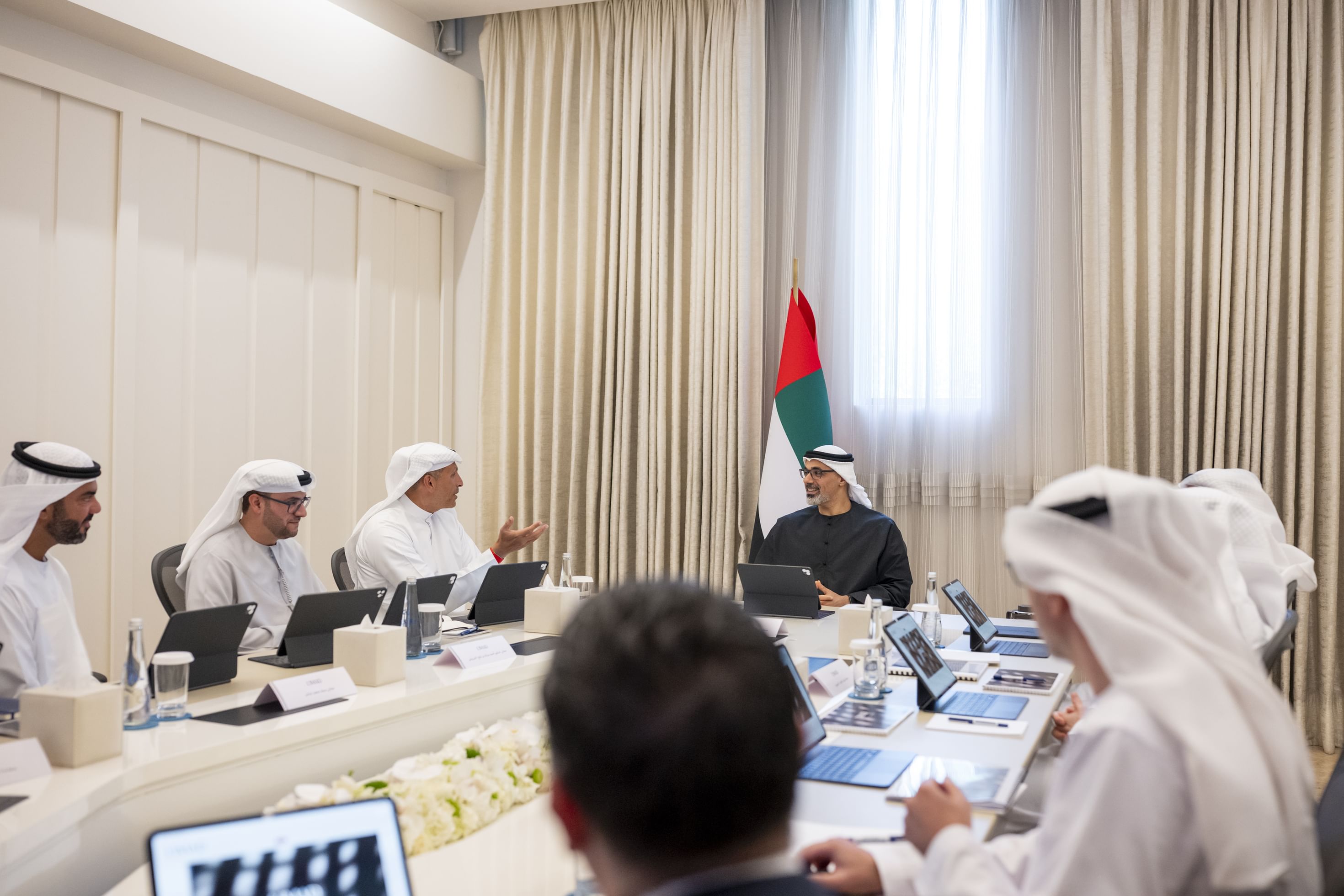 Khaled bin Mohamed bin Zayed chairs board meeting of L’IMAD