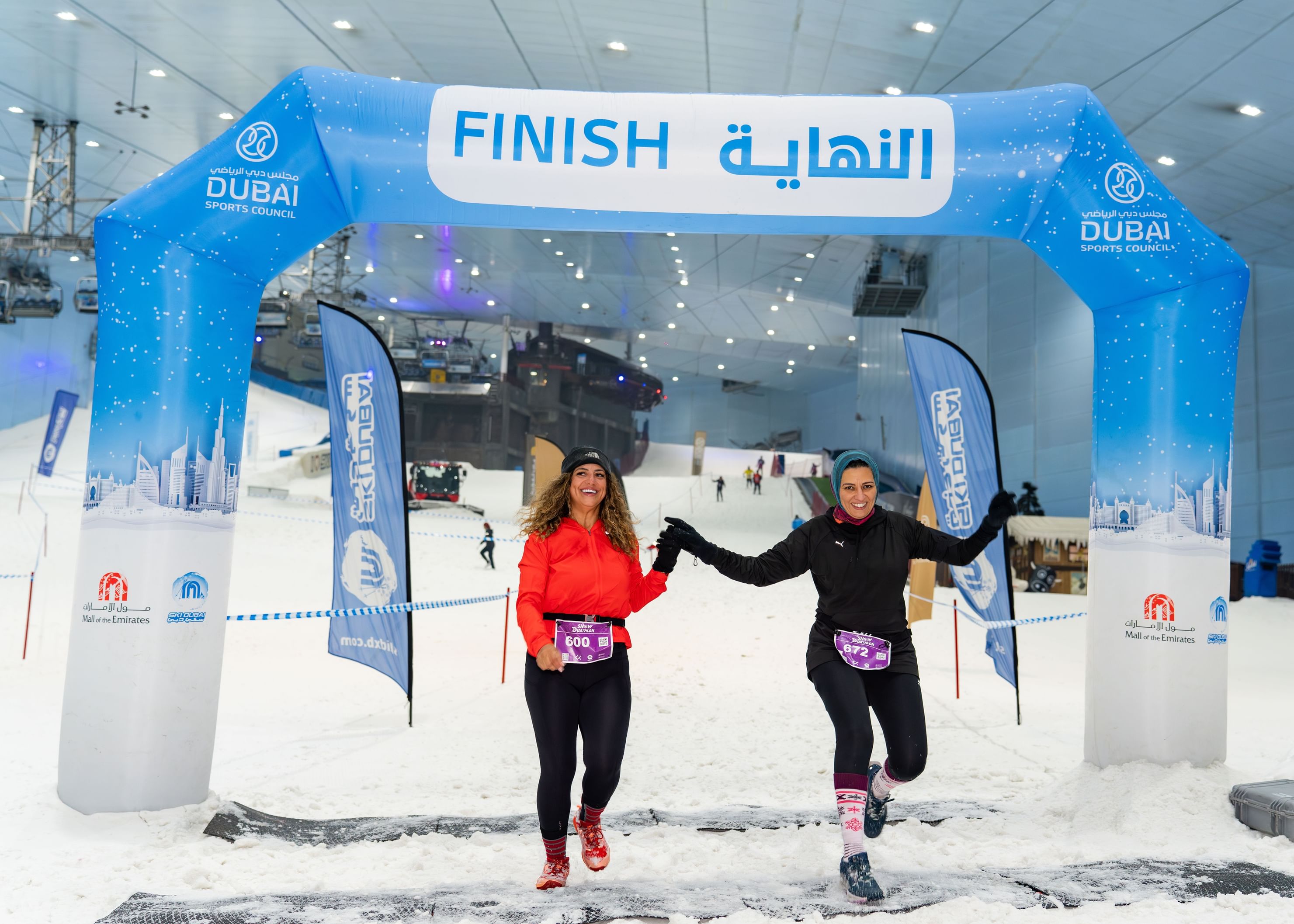 Inaugural Snow Duathlon in Dubai draws strong participation