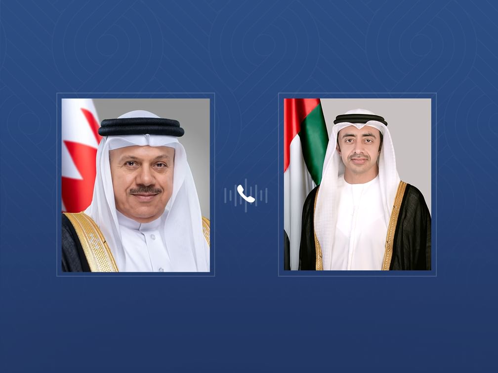Abdullah bin Zayed, Bahrain Foreign Minister discuss regional developments by phone