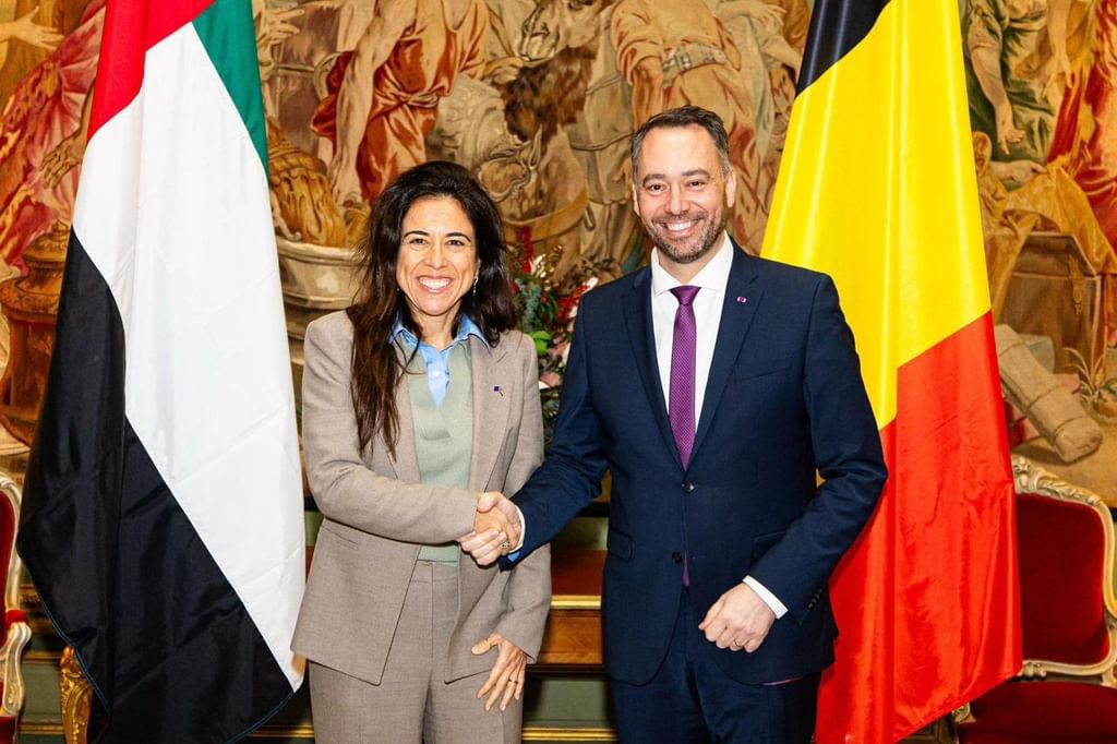 Deputy Prime Minister of Belgium receives Lana Nusseibeh