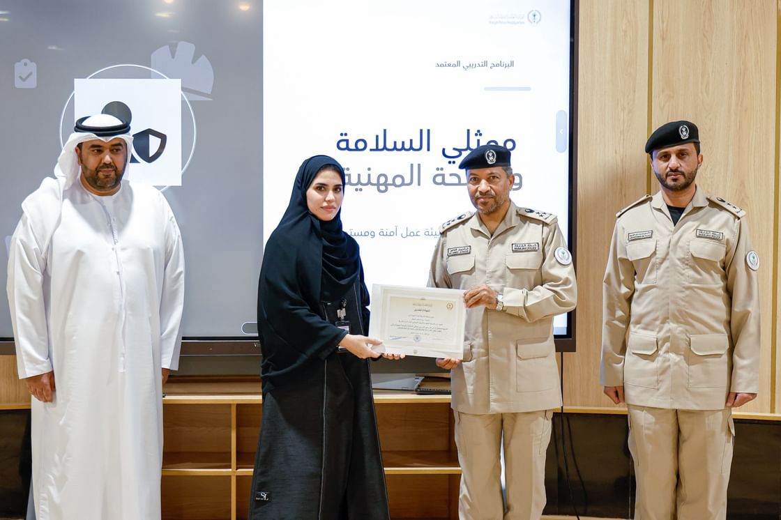 Sharjah Police, HR Department mark second graduation of Occupational Safety & Health Representatives