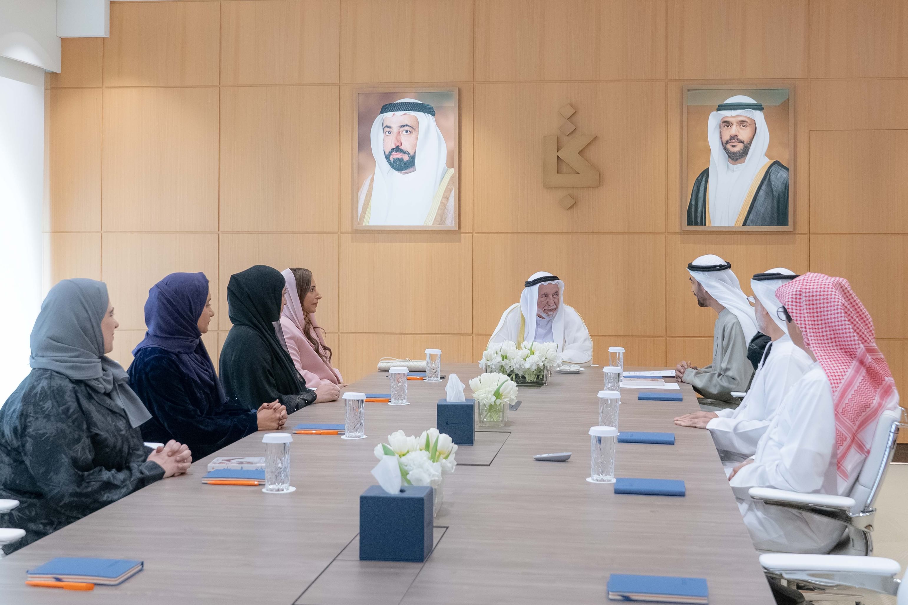 Sharjah Ruler meets President of Emirates Writers Union