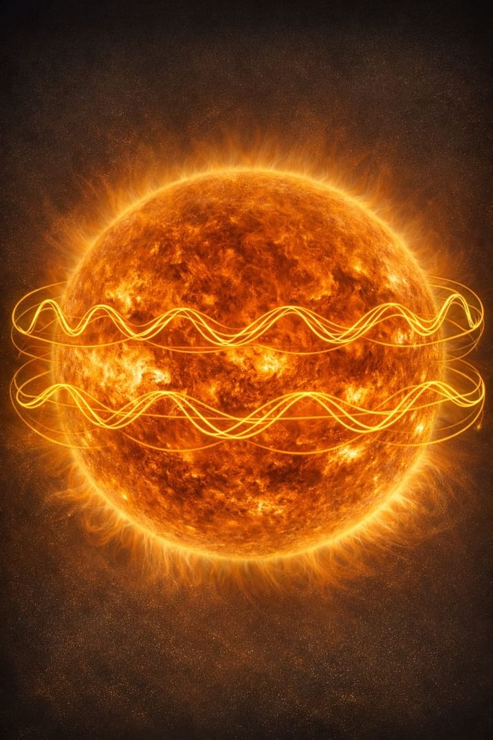 NYU Abu Dhabi researchers discover new large-scale waves moving deep inside Sun